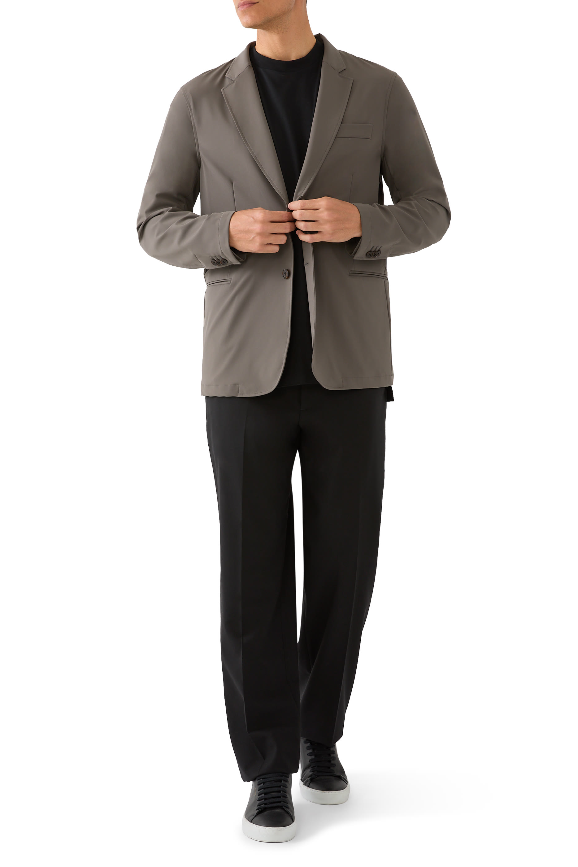 Travel Essentials Single-Breasted Blazer