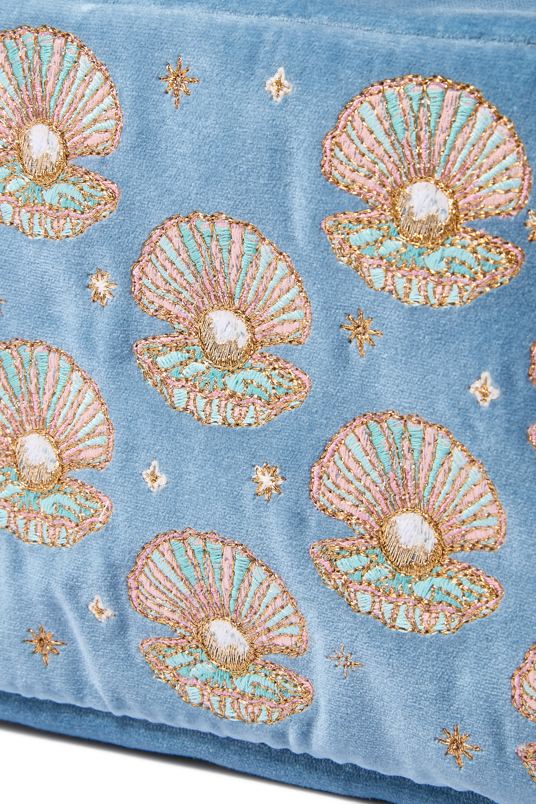 Pearl Shell Makeup Bag  