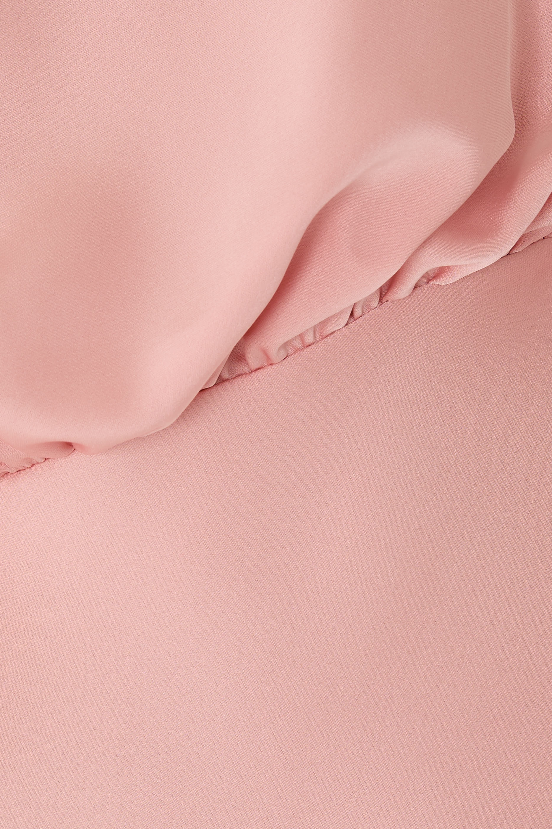 Celina Satin High-Neck Maxi Dress