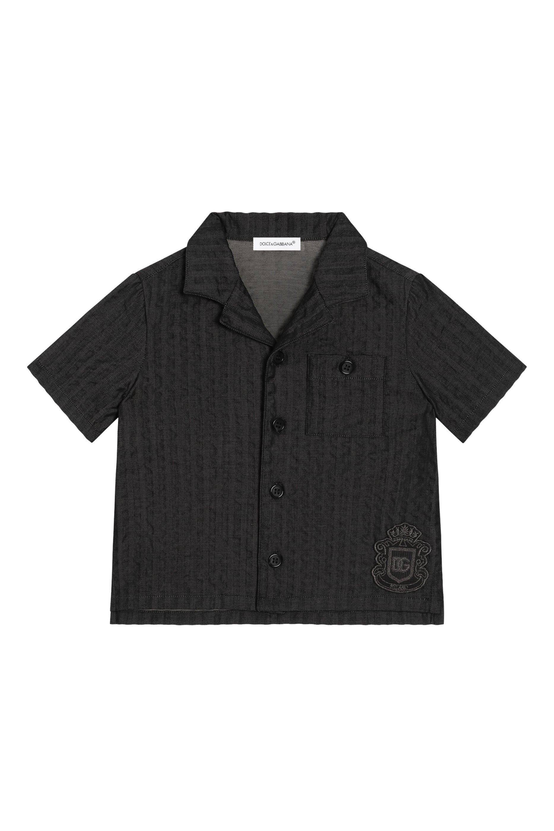 Kids DG Logo Denim Shirt