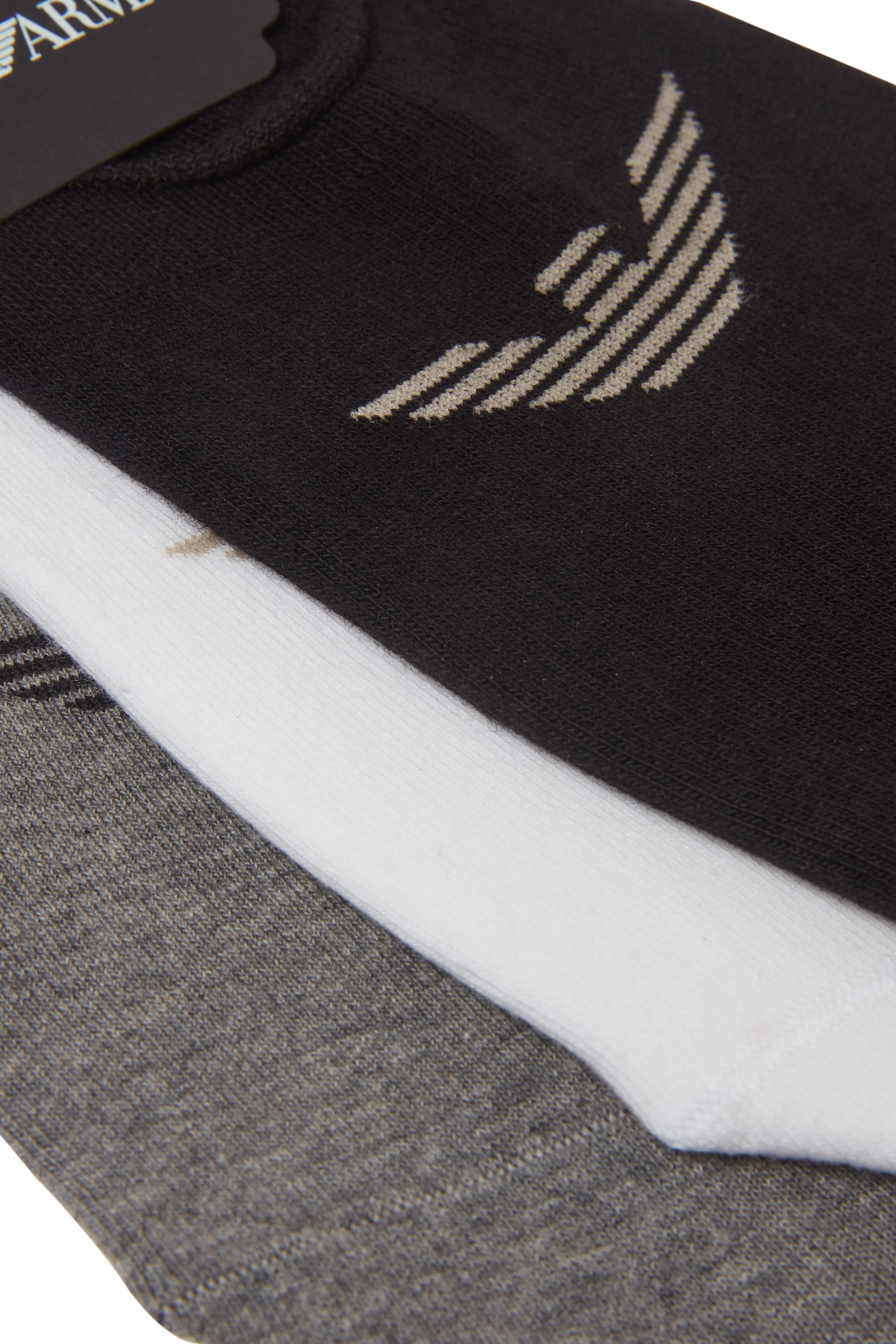  Eagle Logo Footie Socks - Pack of 3