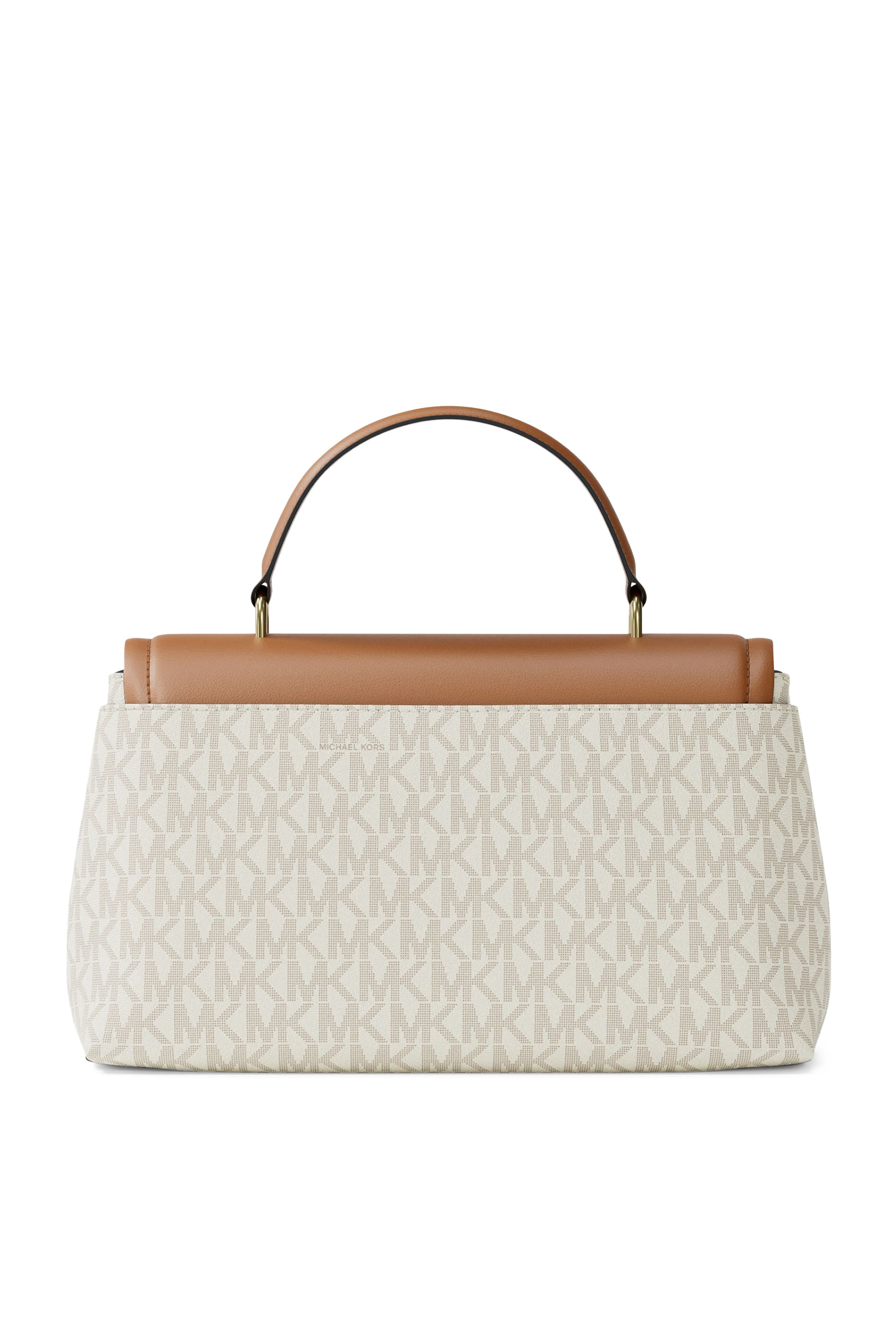 Tribeca Medium Signature Logo Satchel