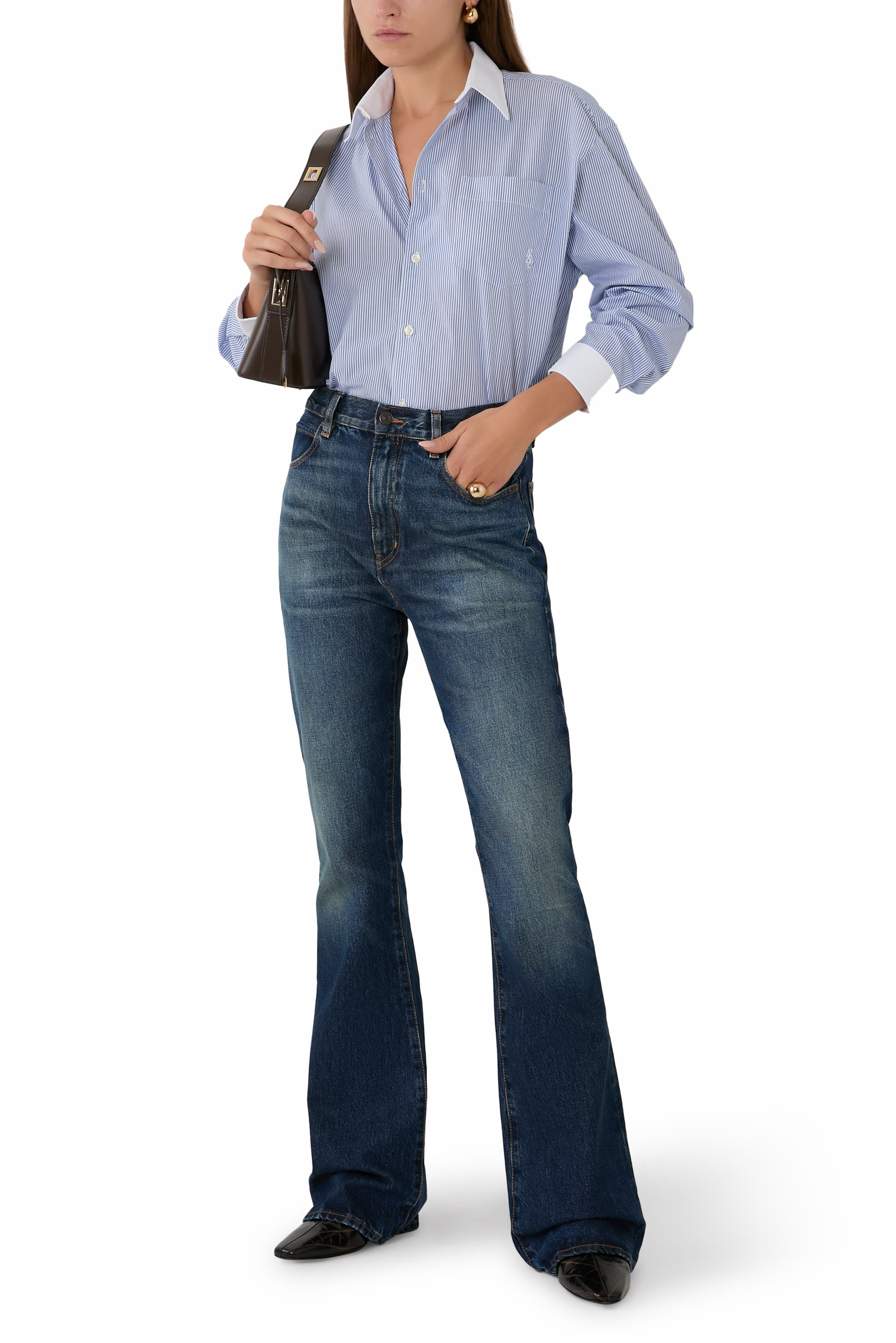 Striped Collared Shirt