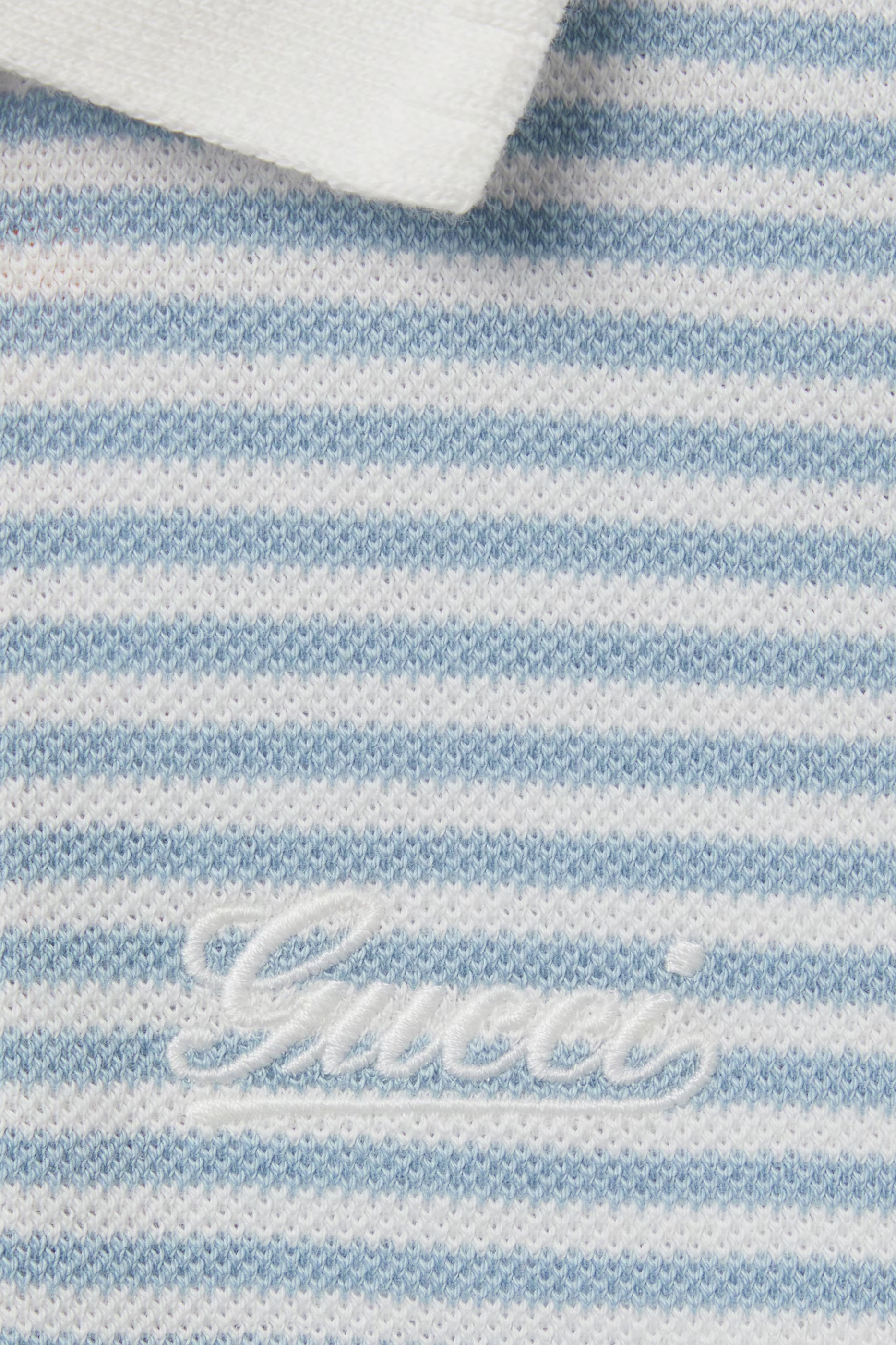 Kids Embroidered Cotton Polo Shirt