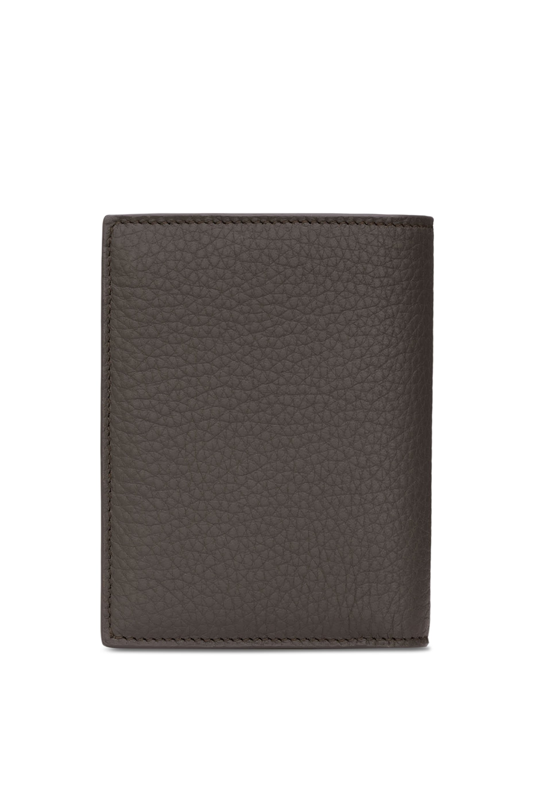 Tiny Cassandre Credit Card Wallet in Grained Leather