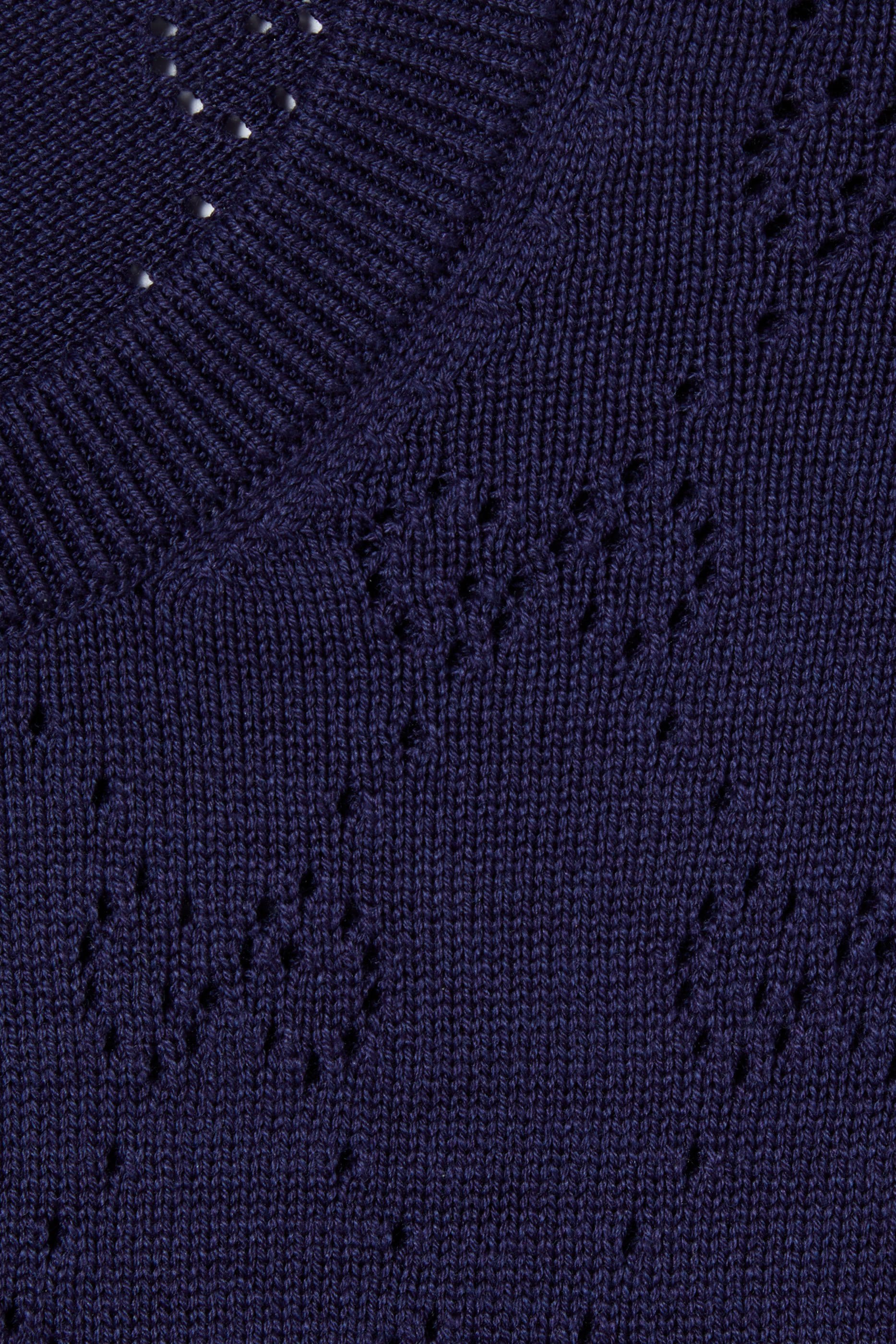 GG Pointelle Cotton Silk Cardigan