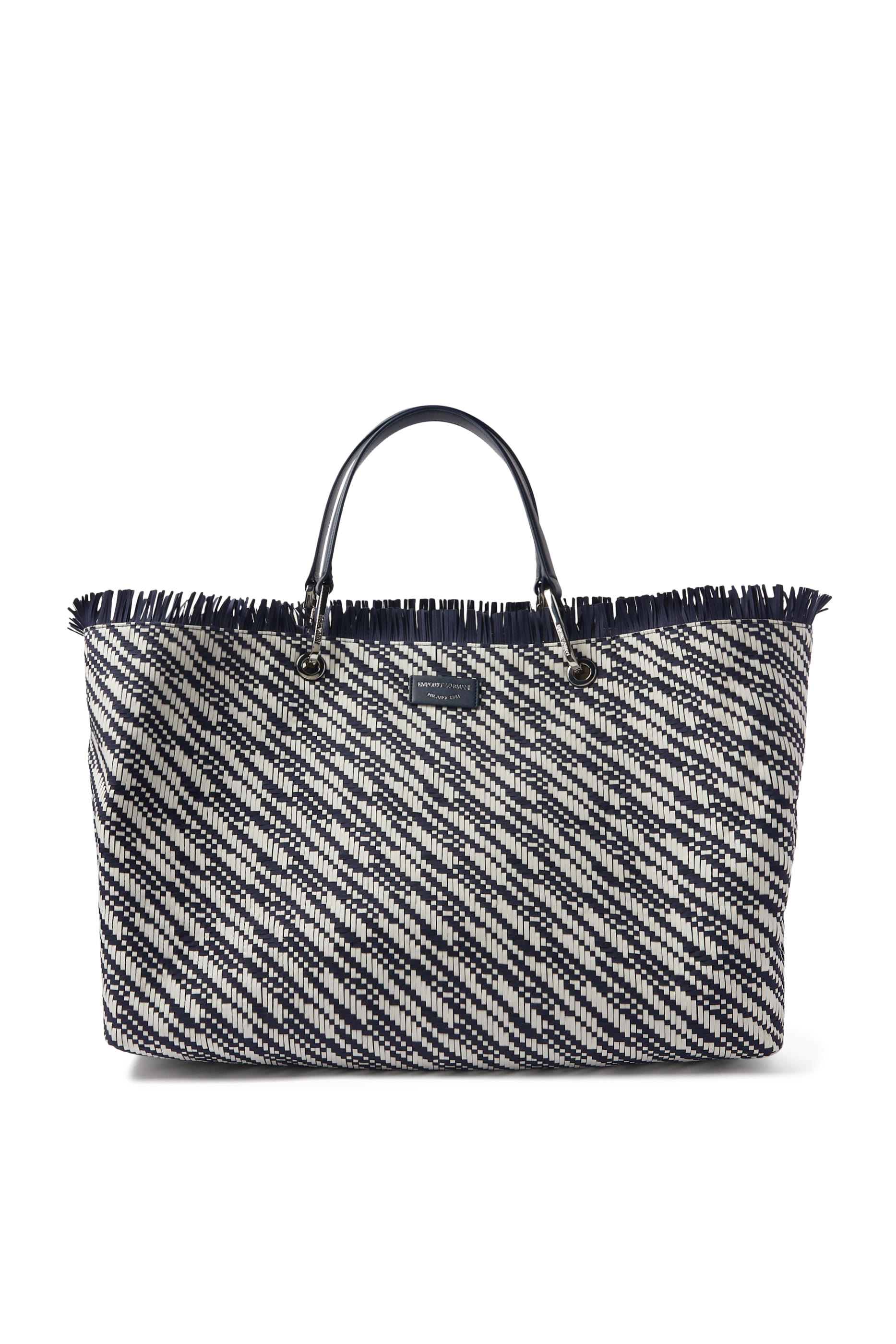 MyEA Basketweave Shopper Bag