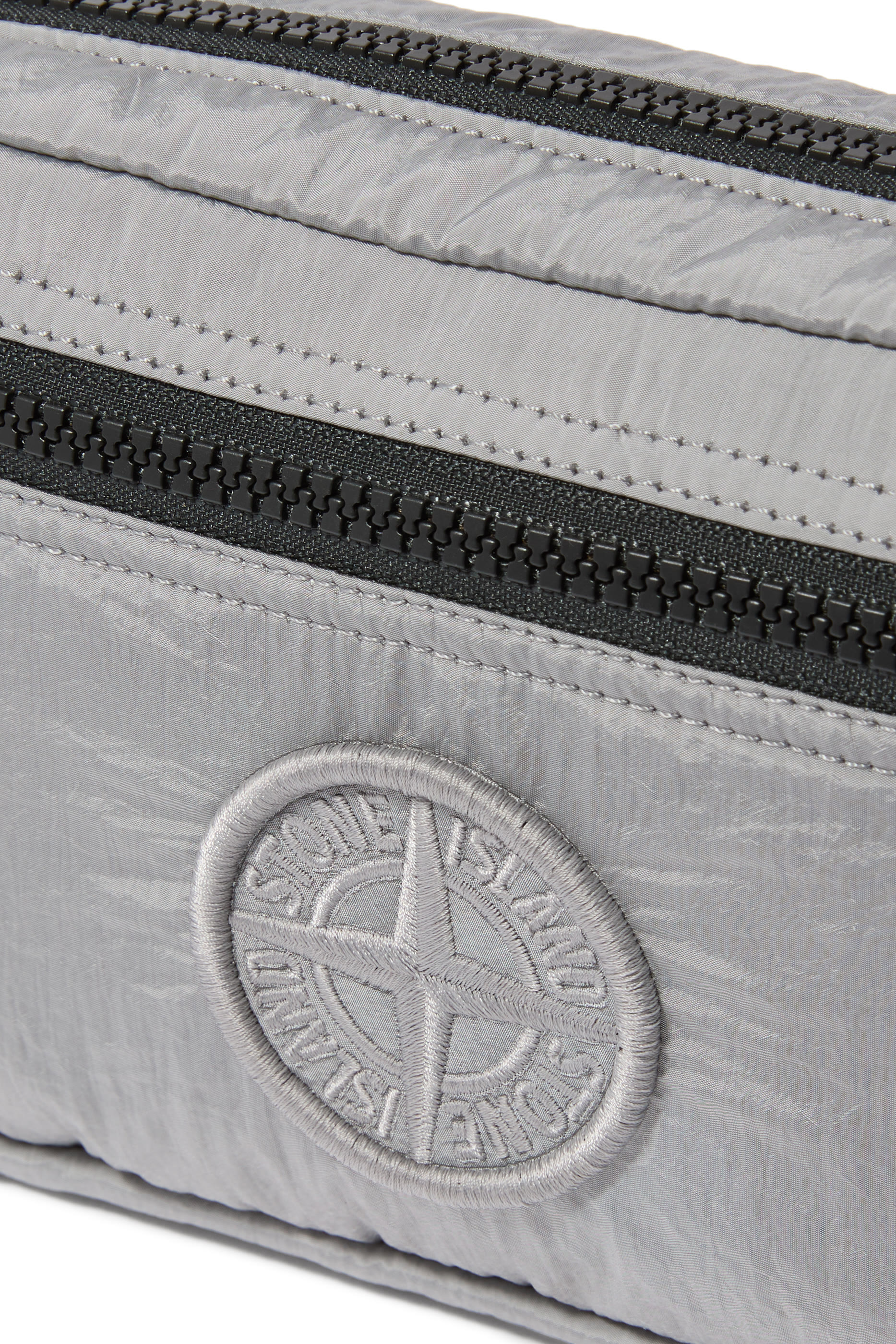 Padded Logo Zipper Pouch