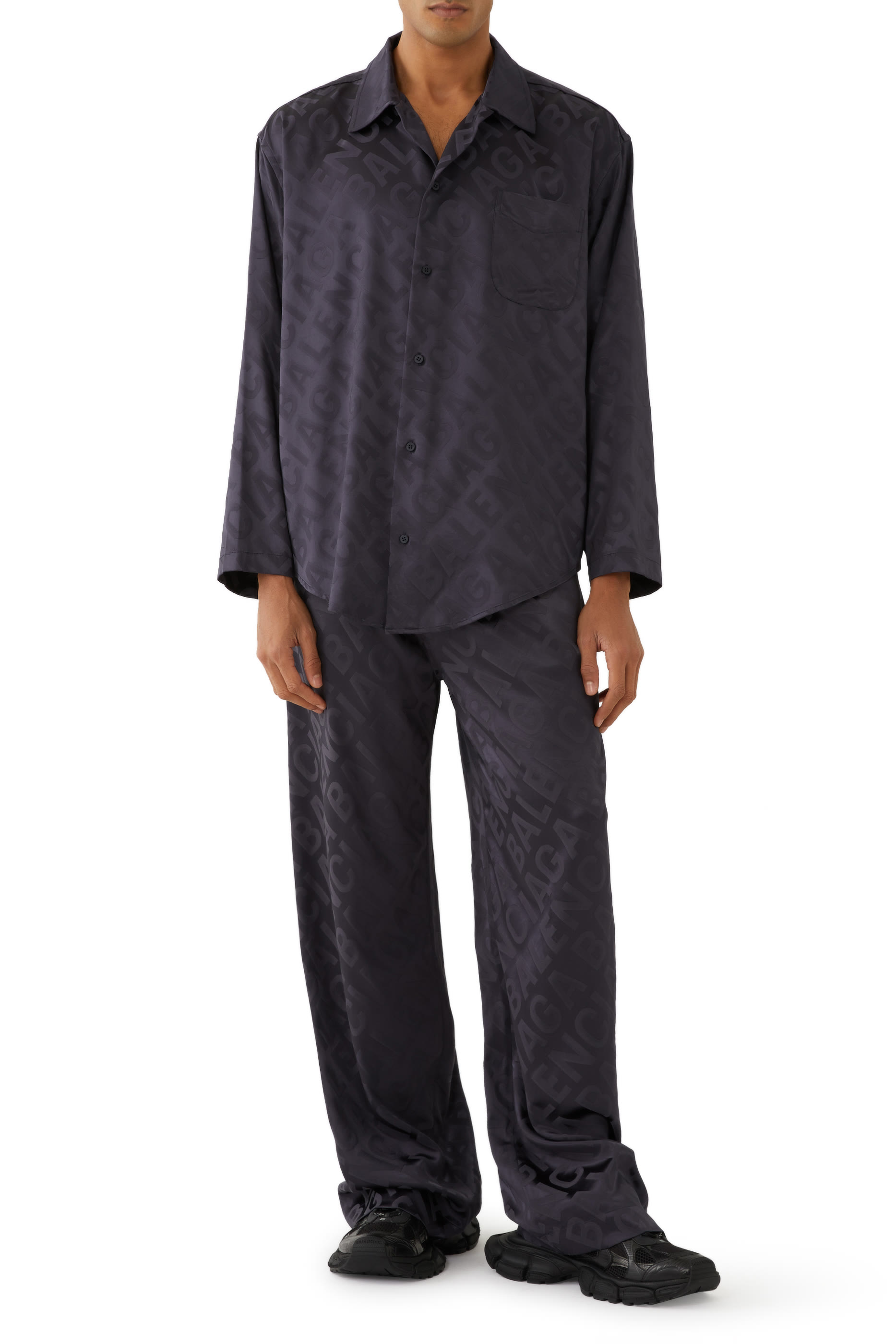 BB Monogram Jacquard Pajama Pants