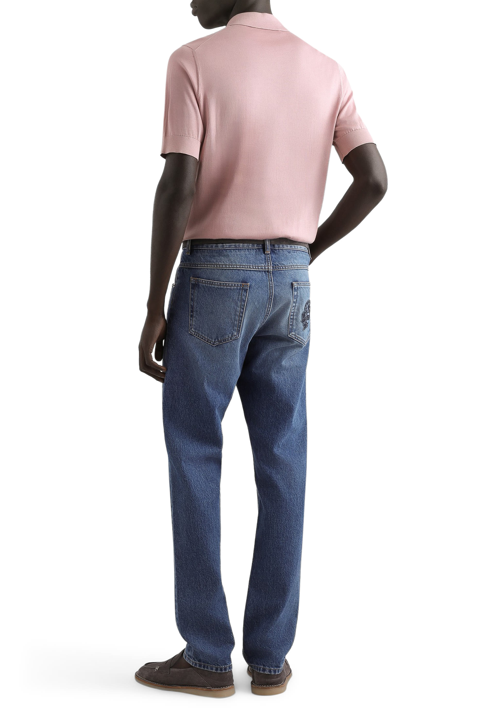 DG Logo Patch Denim Trousers