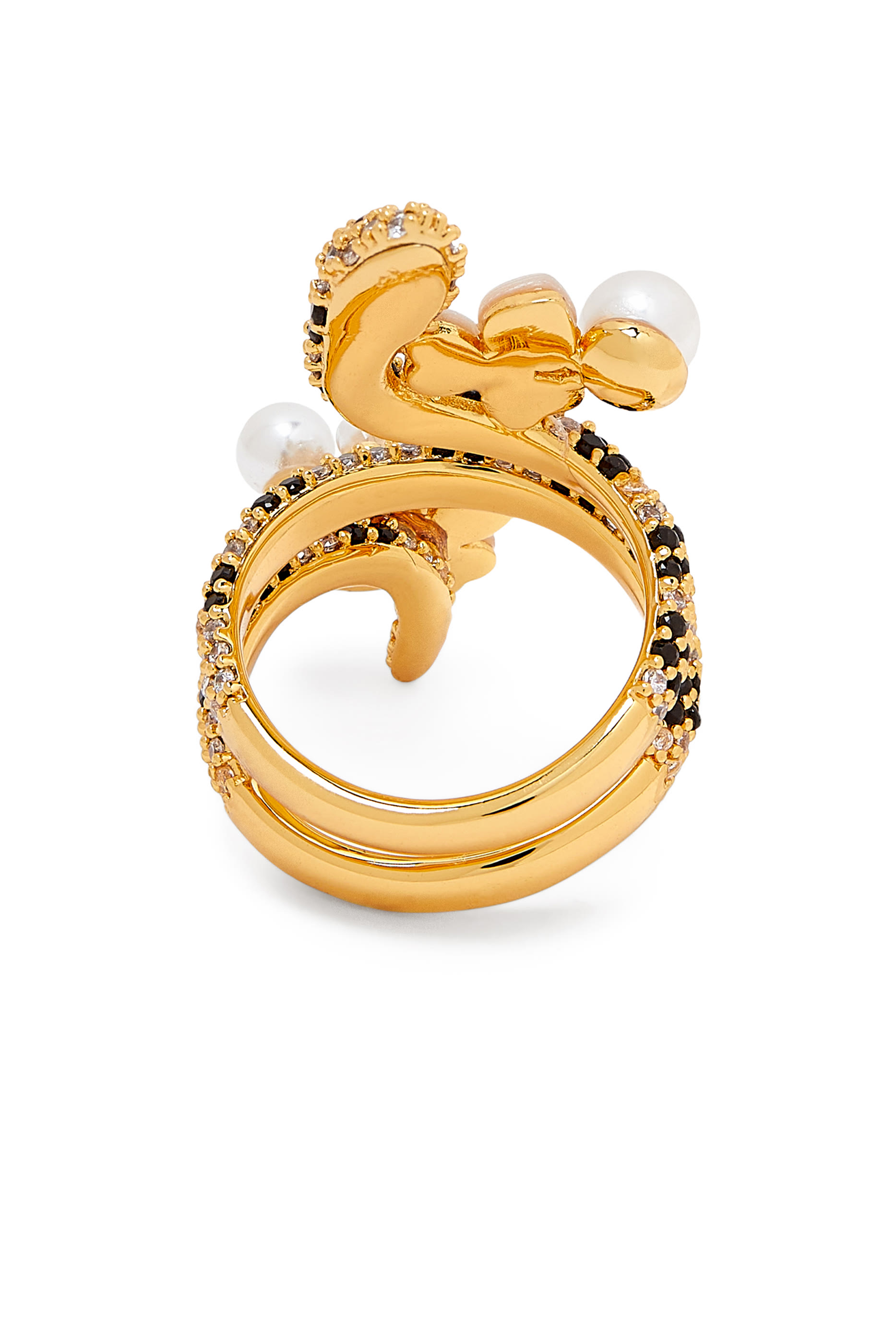 Shining Snake Statement Wrap Ring
