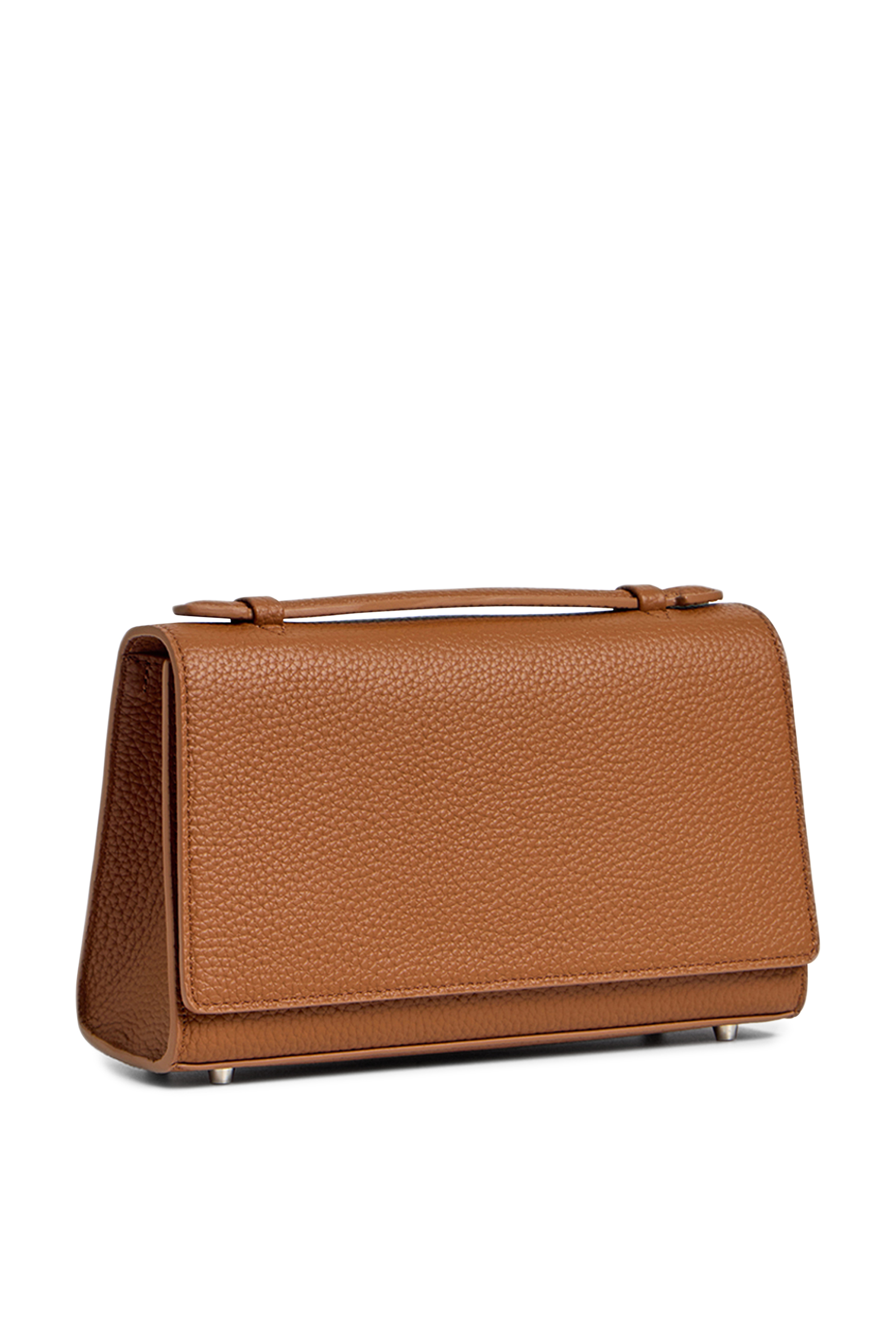 Textured Leather Tote Bag