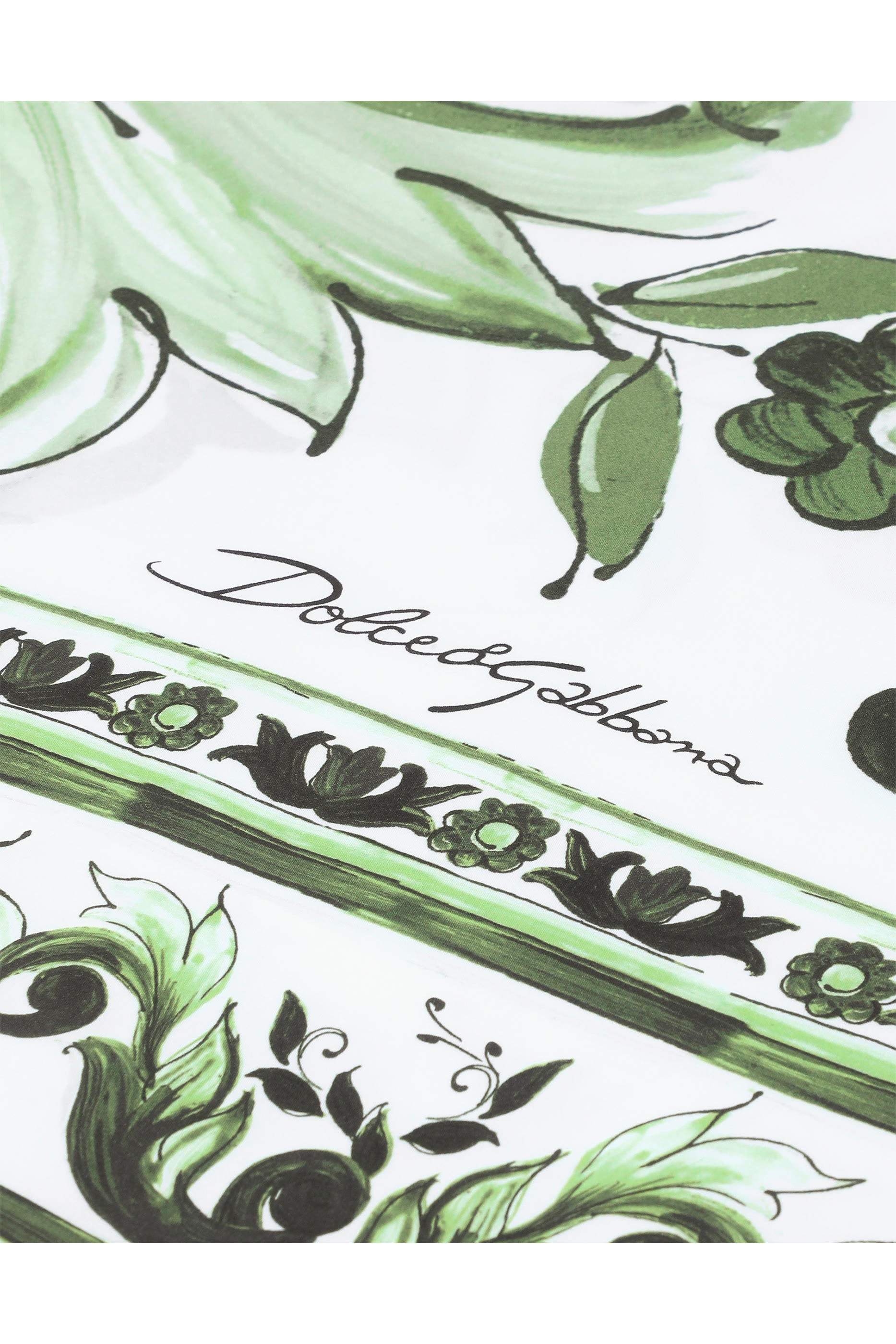 Maiolica Verde Duvet Cover