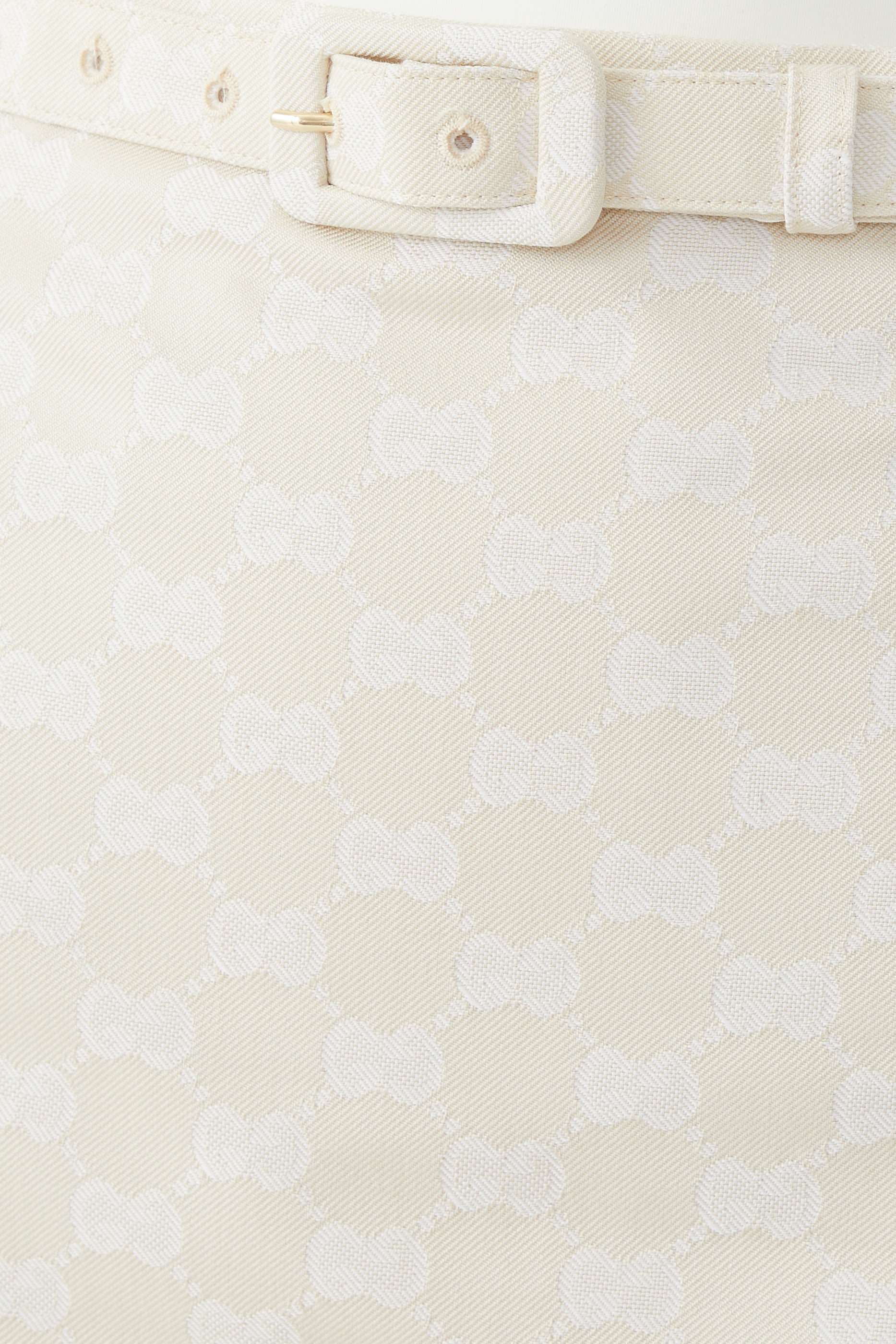 GG Cotton Gabardine Skirt