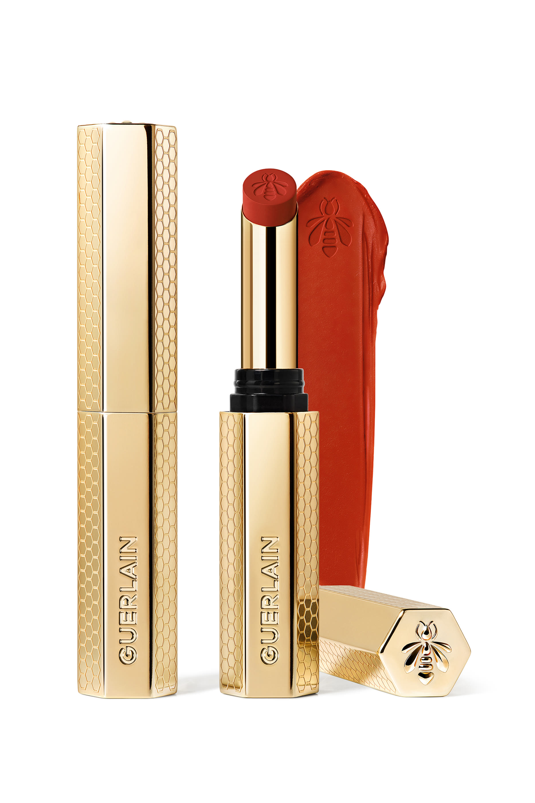 Guerlain KissKiss Lipstick — 668 WARM MARIGOLD