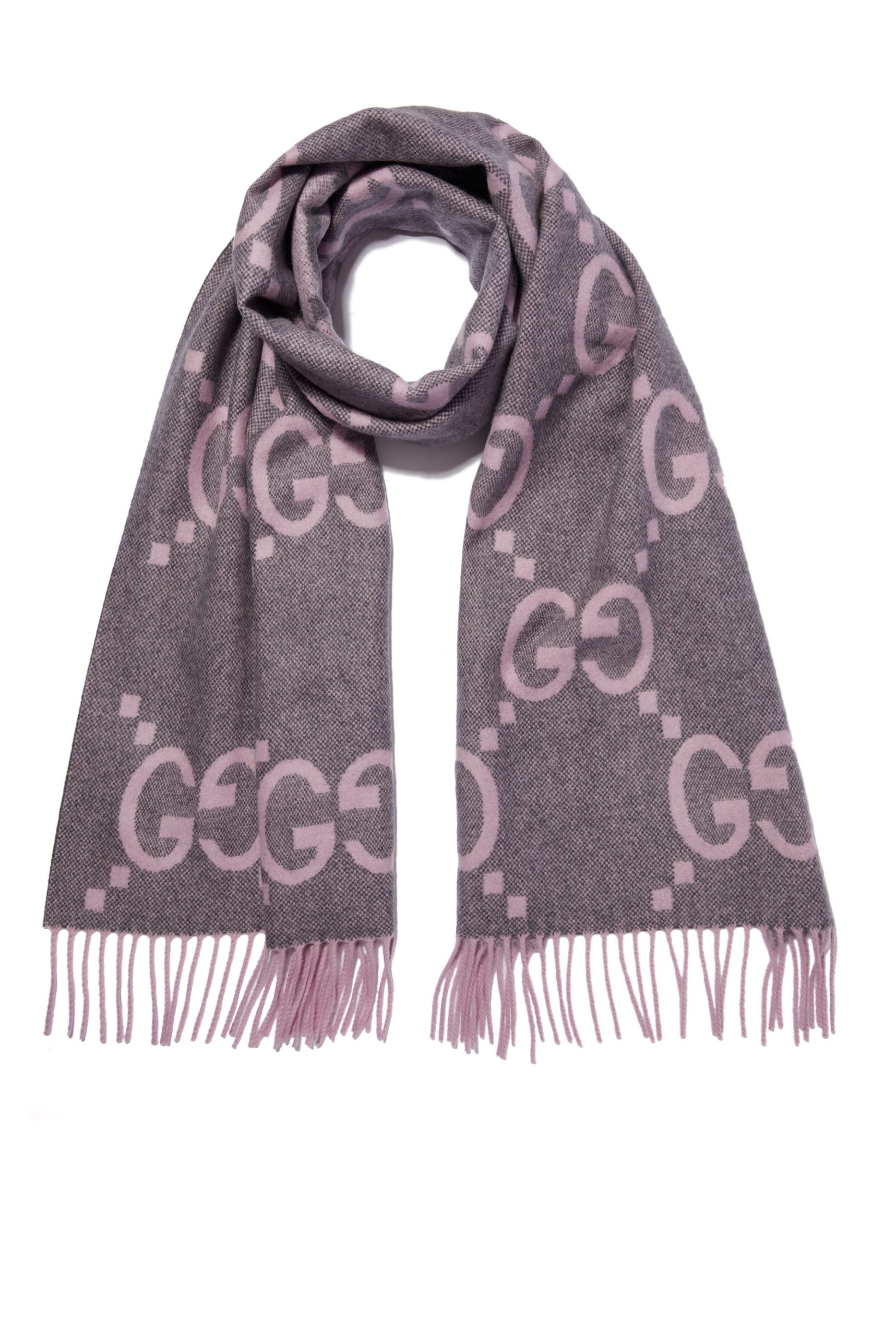 GG Cashmere Jacquard Scarf