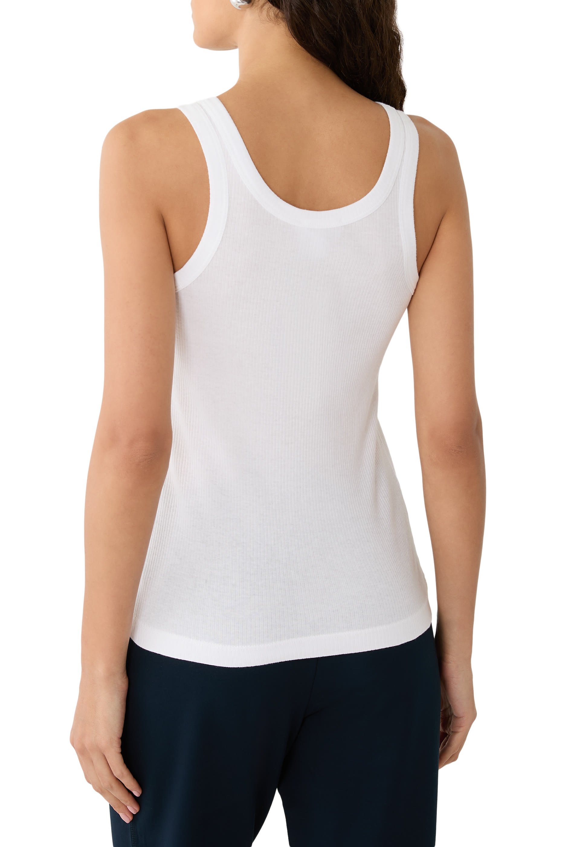 Ribbed Organic Cotton Lounge Vest