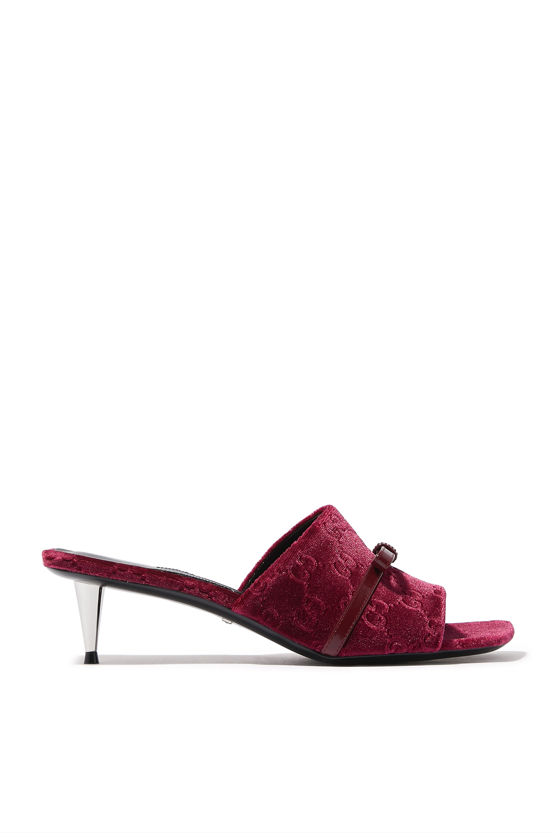 GG 45 Velvet Slide Sandals