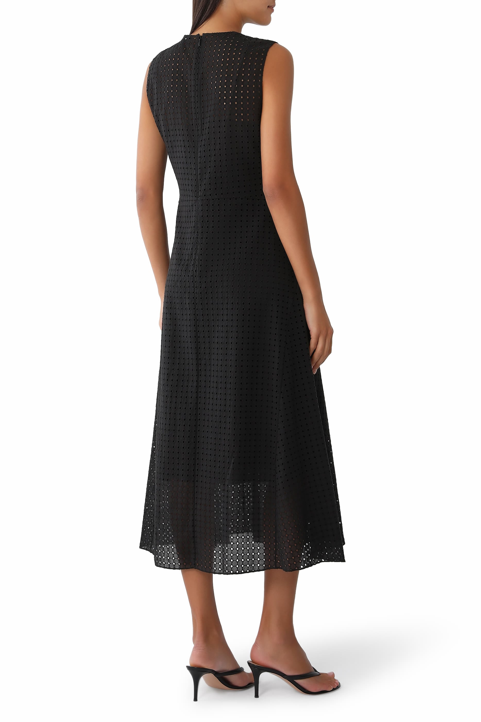 V-Neck Midi Dress
