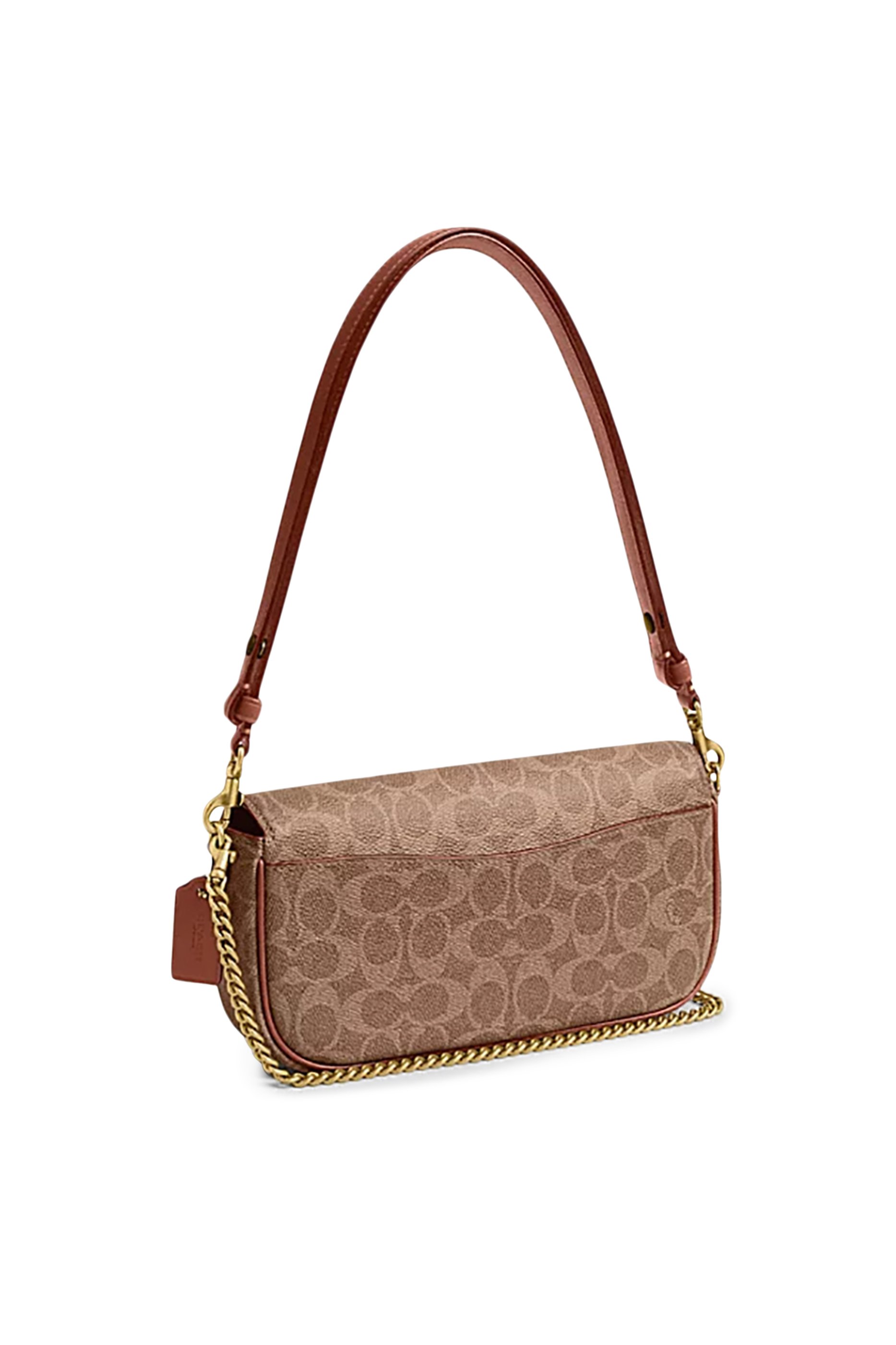 Brook Flap Chain Bag in Signature Canvas.