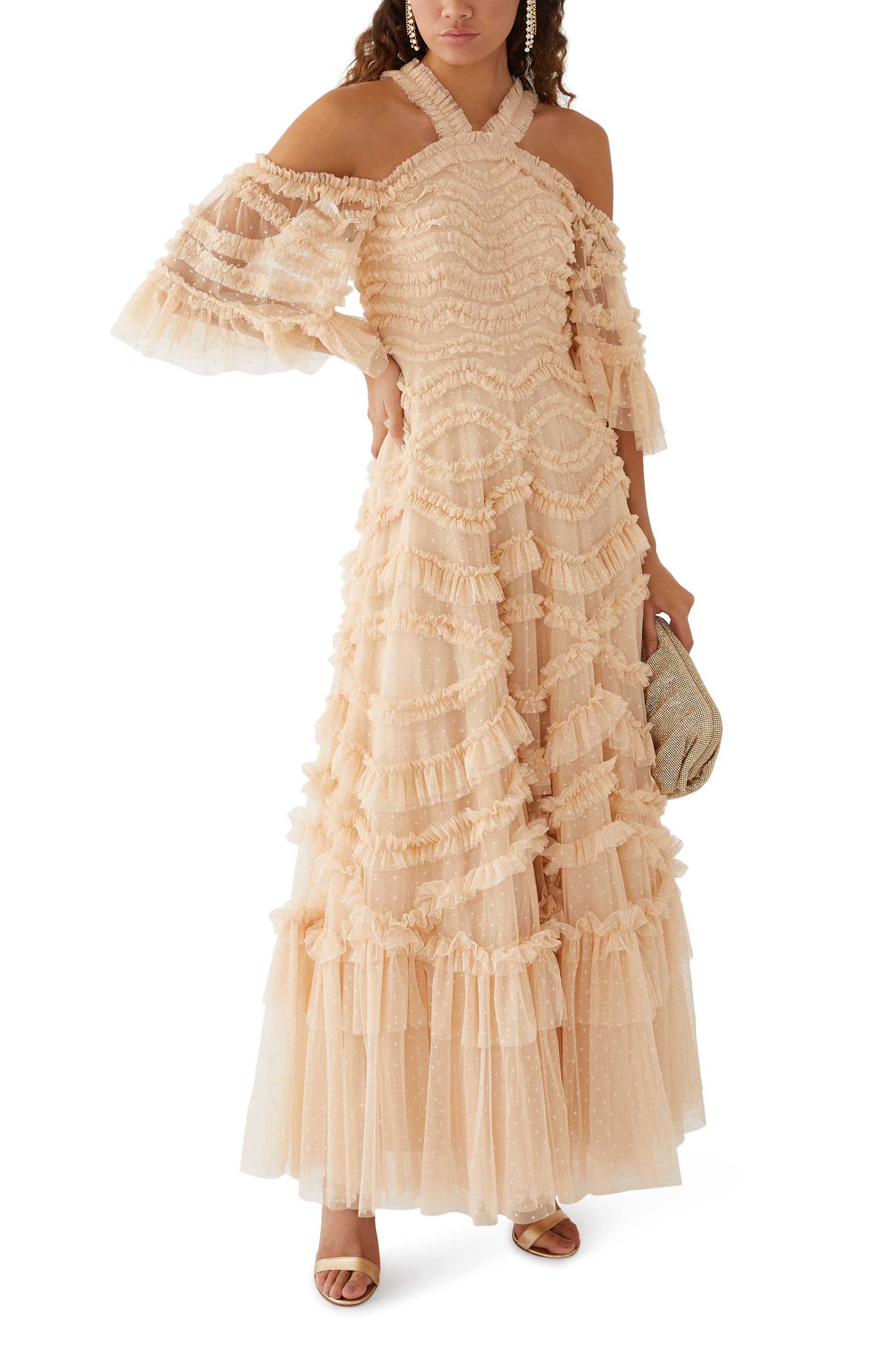 Bronte Off-Shoulder Gown