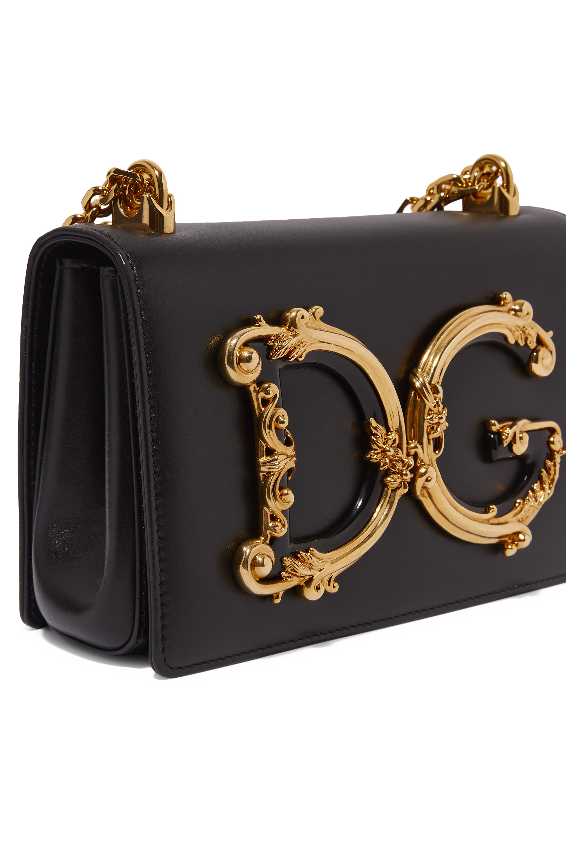 Nappa Leather DG Girls Shoulder Bag