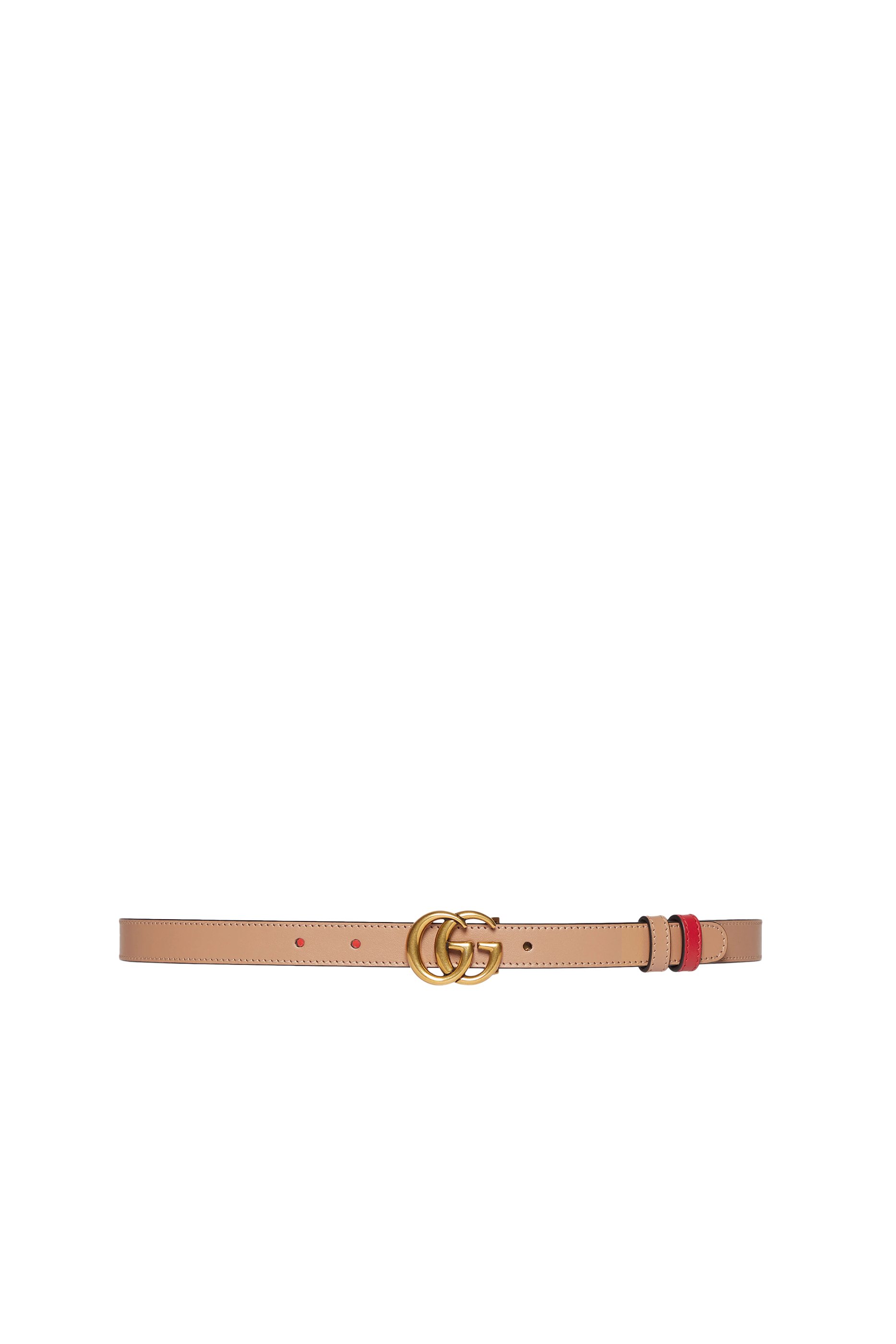 GG Marmont Reversible Thin Leather Belt