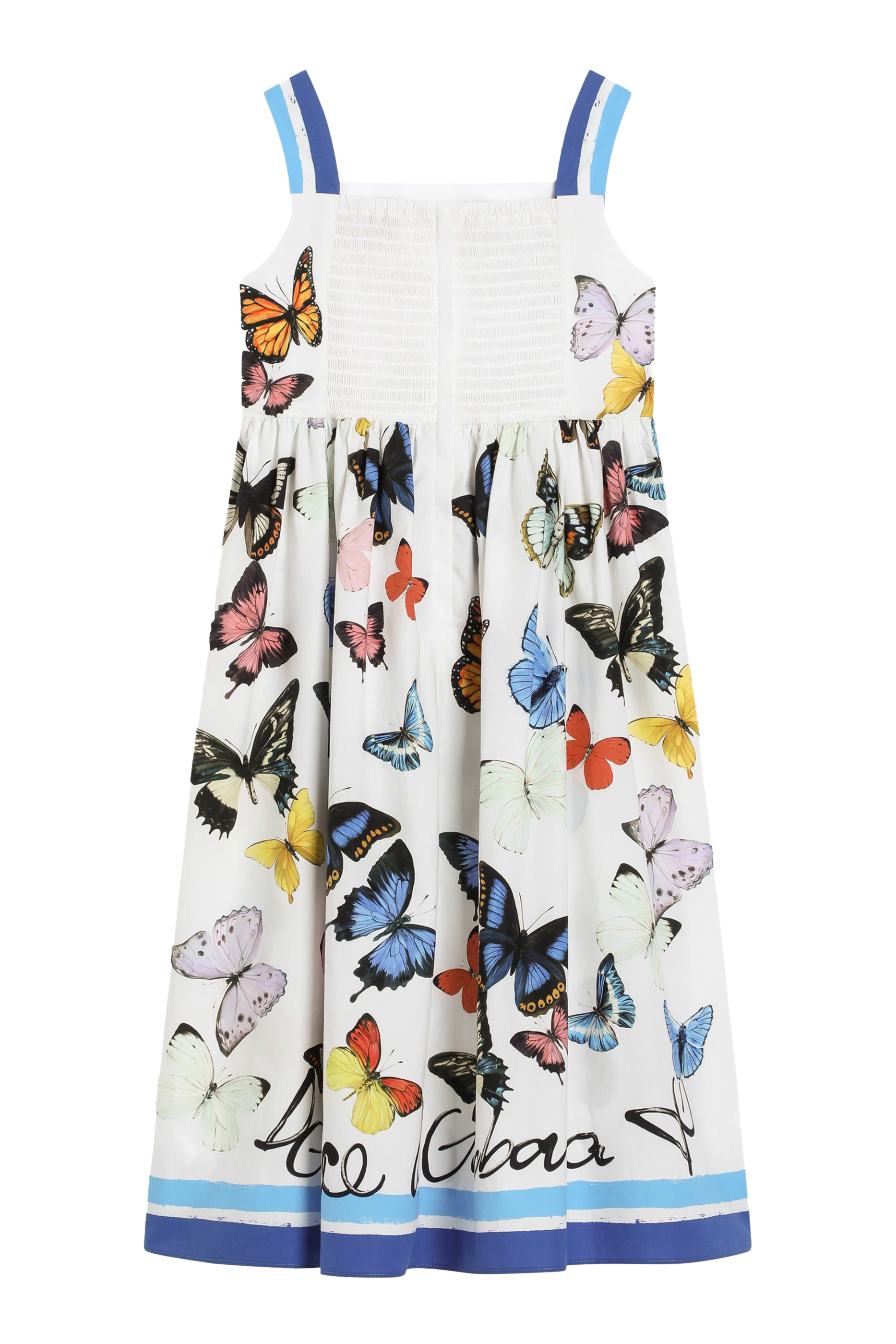 Kids All-Over Butterfly Print Sleeveless Dress