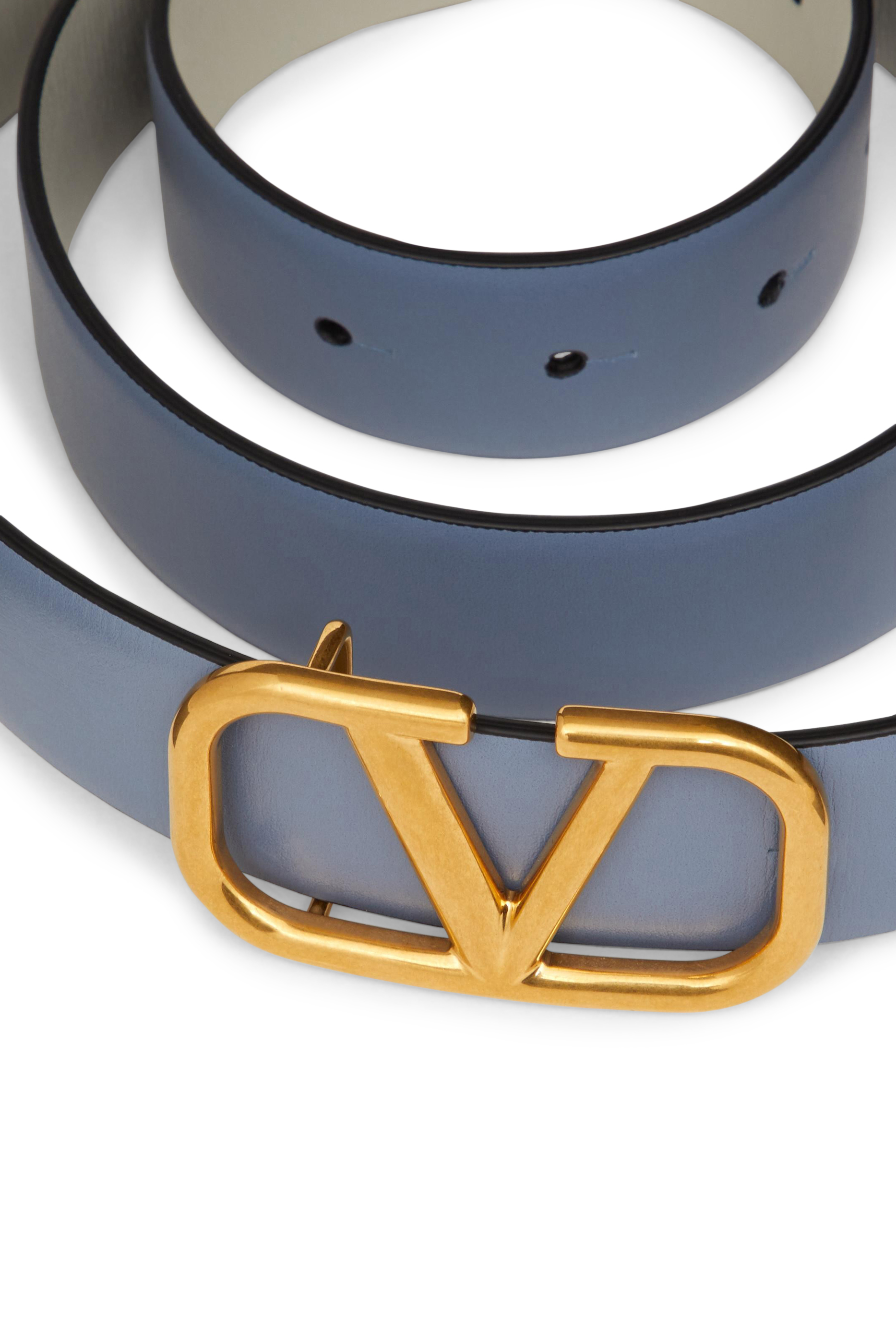 Valentino Garavani V Logo Buckle Belt
