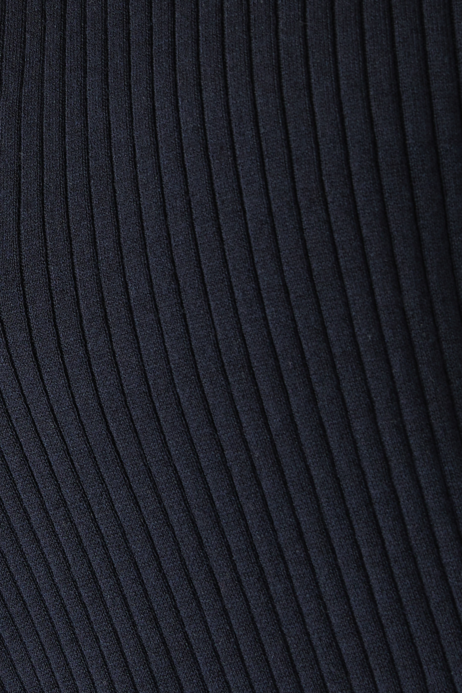 Fine Rib Silk Cotton Polo Shirt