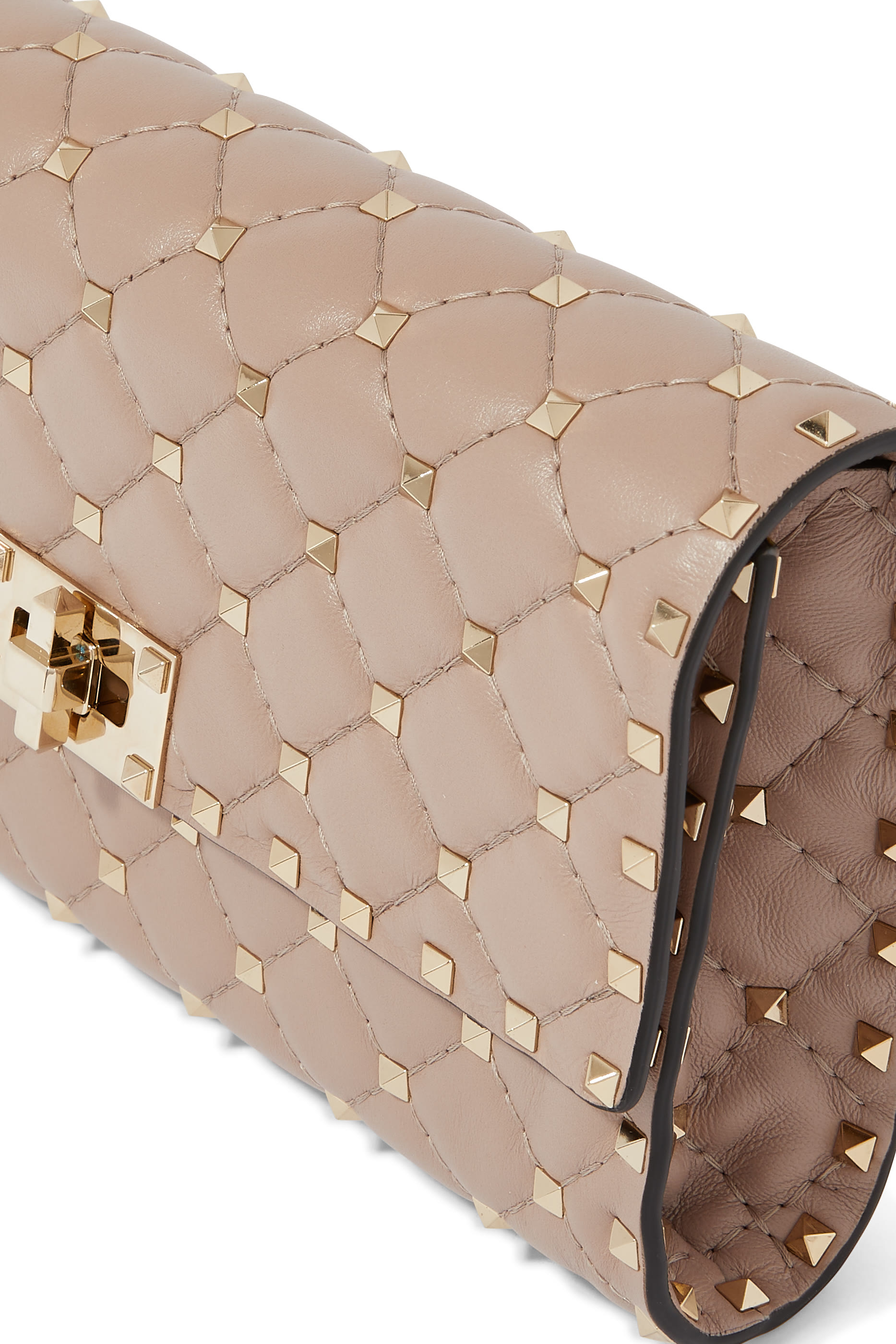 Rockstud Leather Shoulder Bag