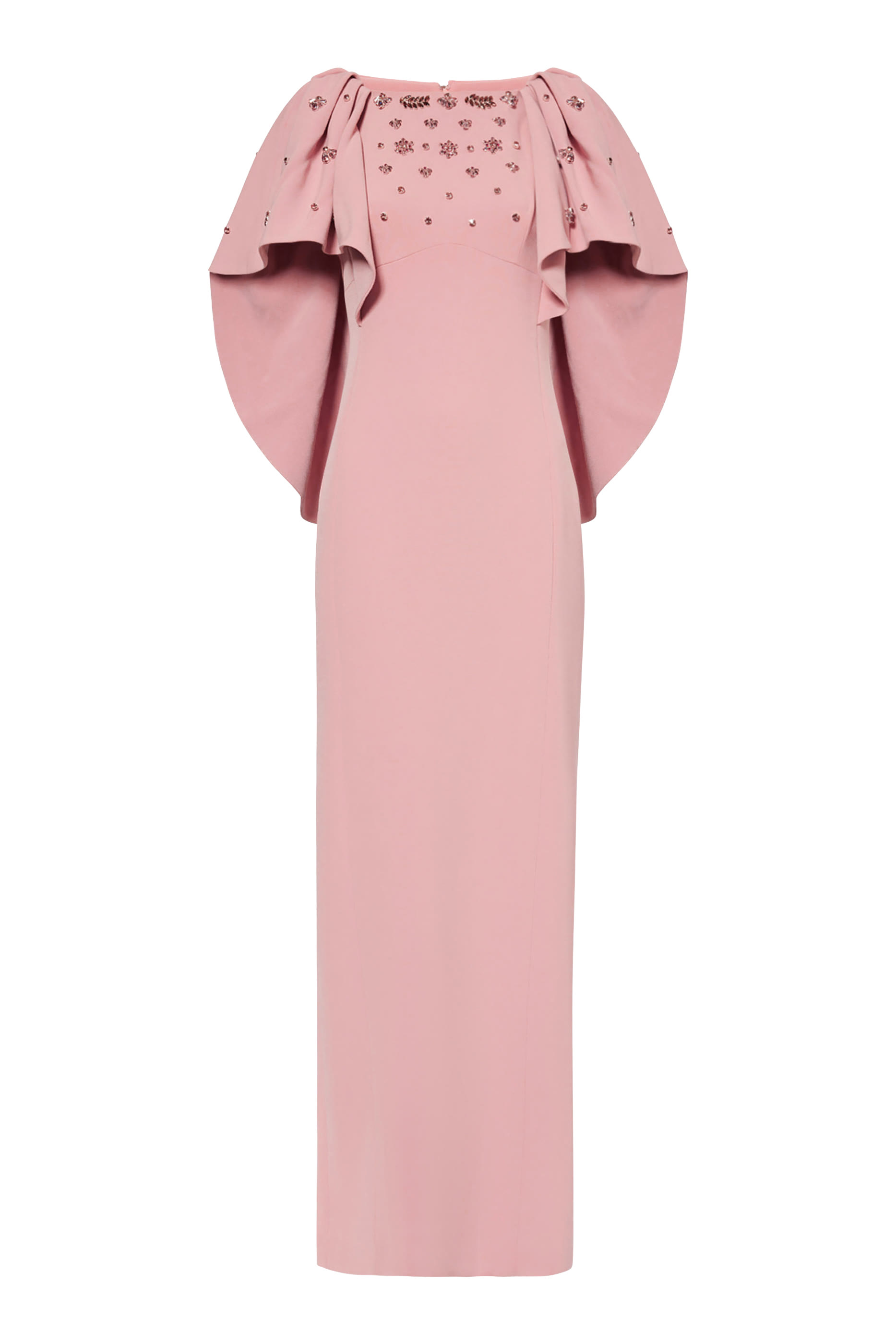 Margarita Embellished Crepe Gown