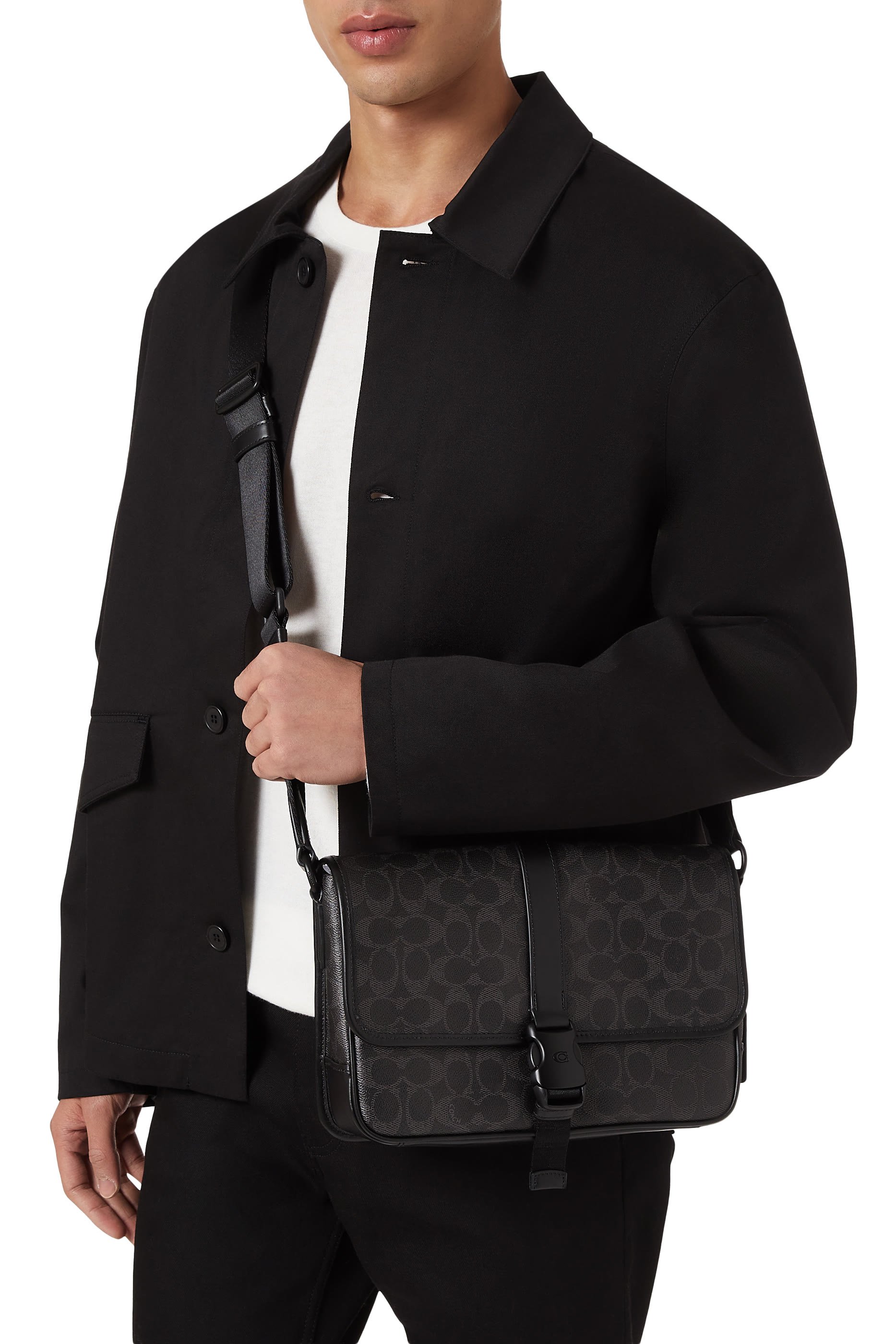  League Messenger Bag in Signature Canvas