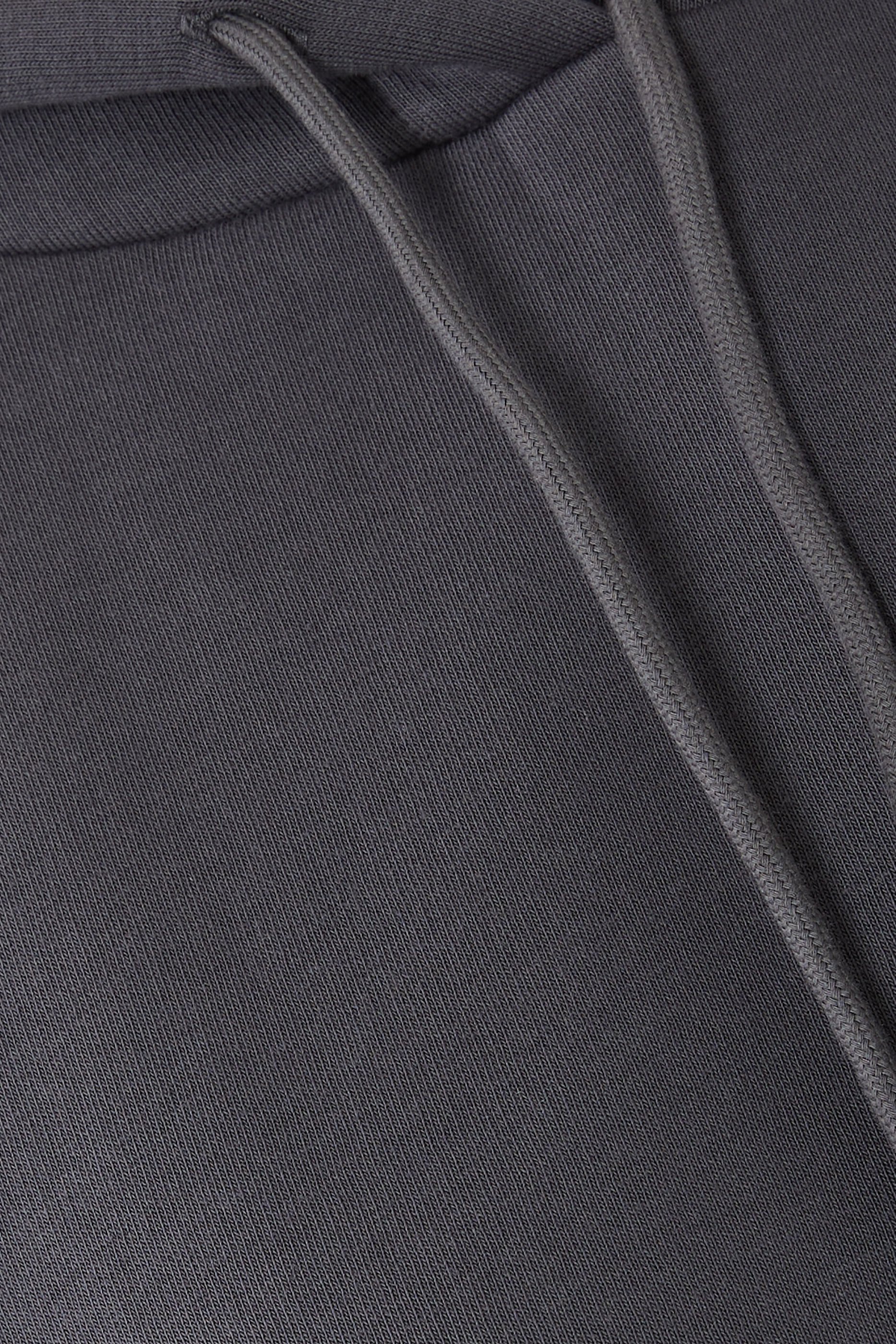  Carbon Finish Cropped Hoodie