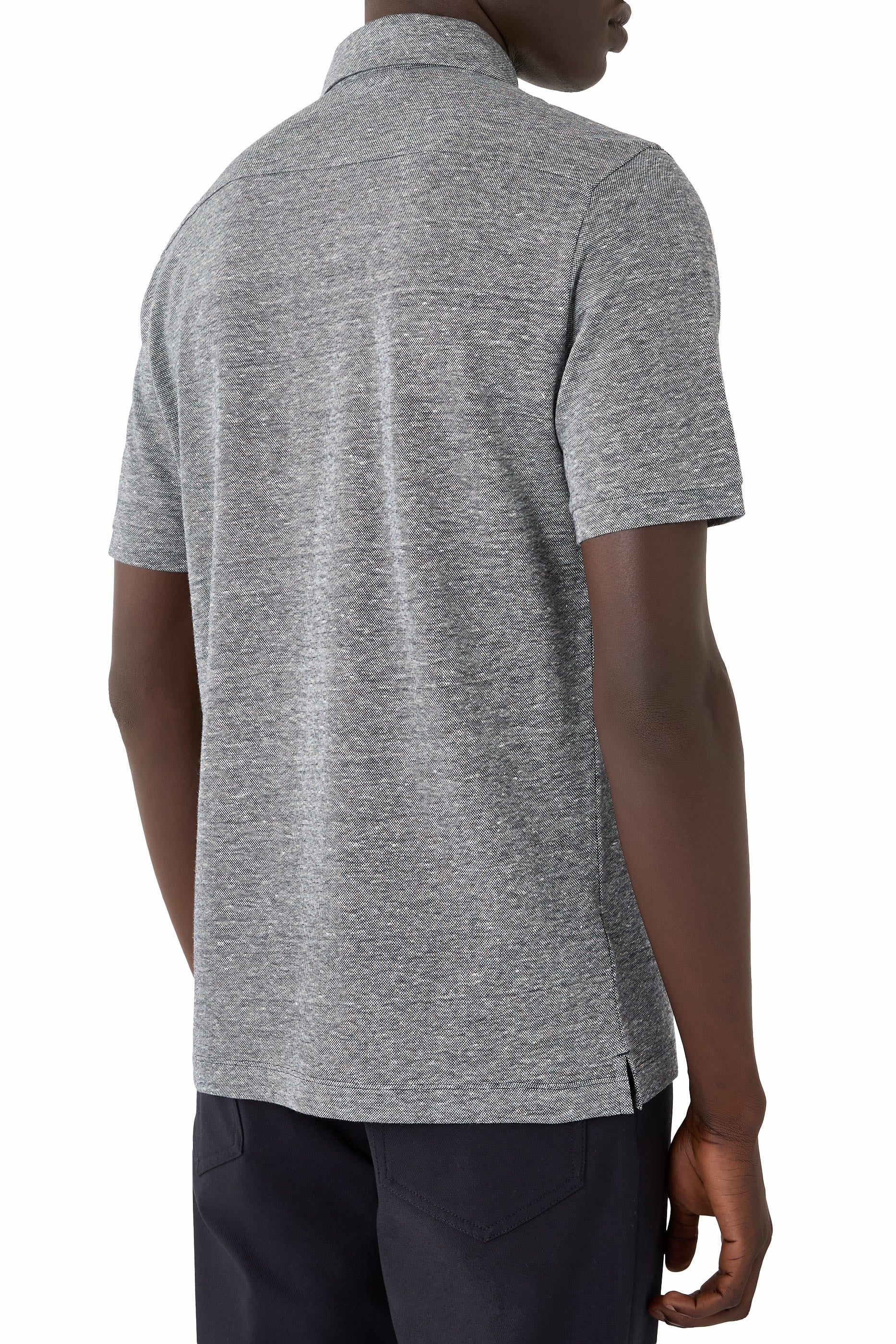 Cotton Linen Polo Shirt