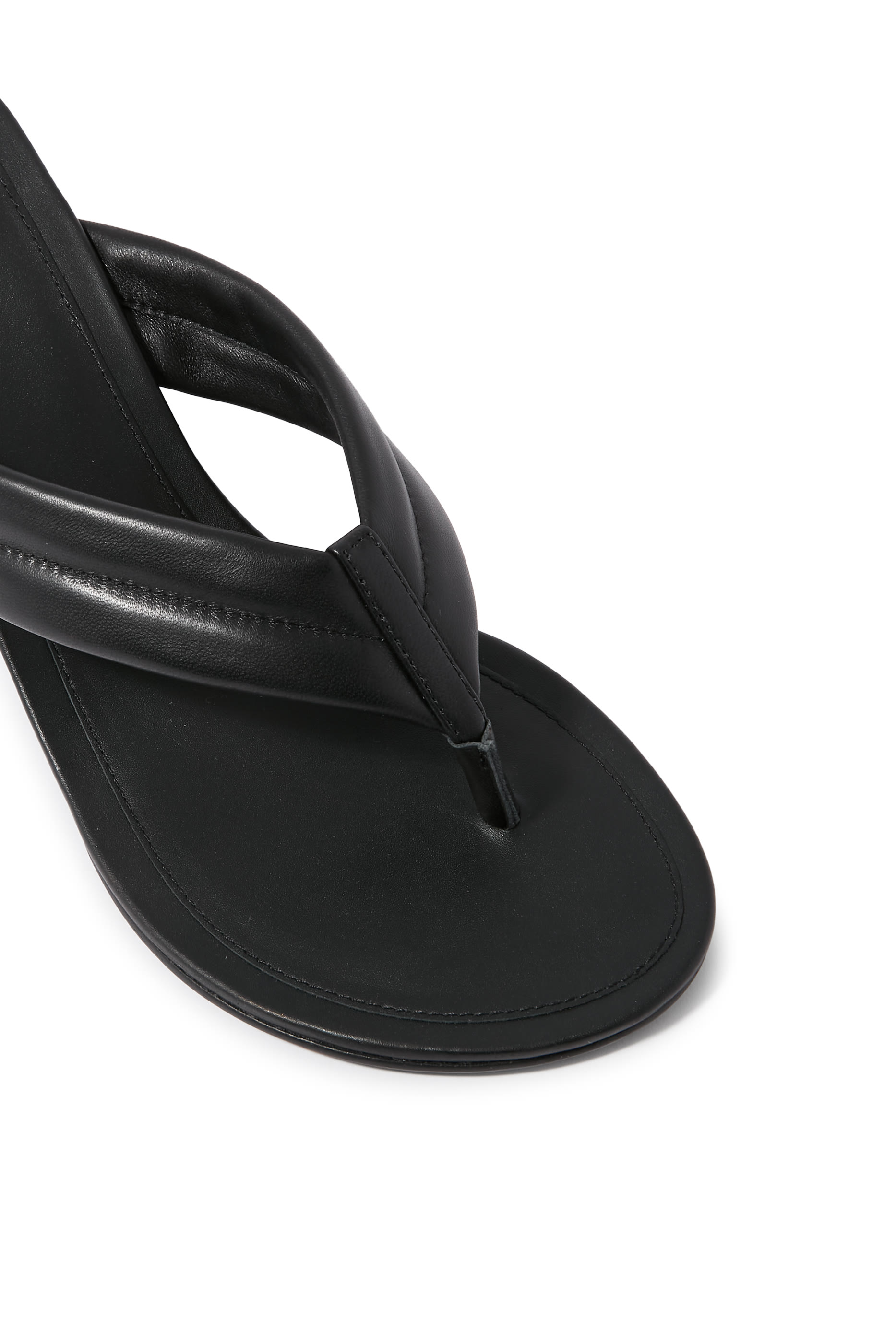 Stitch Detail 80 Thong Wedges