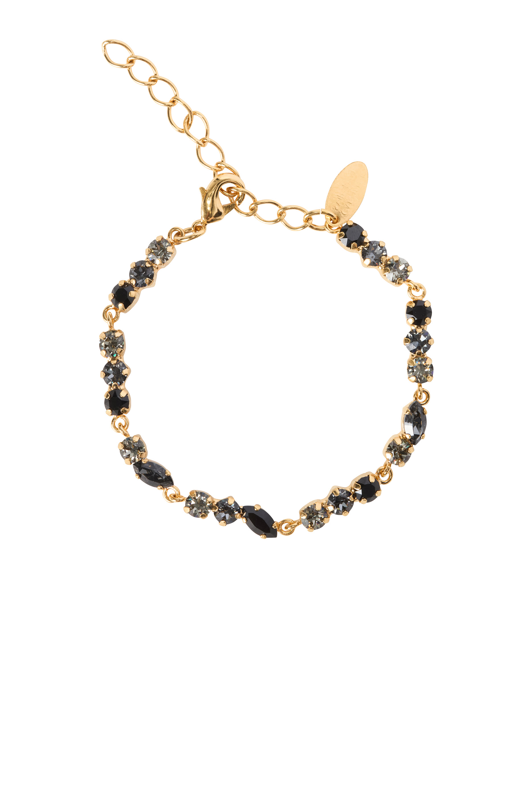 Alelia Bracelet, 18K Gold-Plated Brass & Swarovski&reg; Crystals