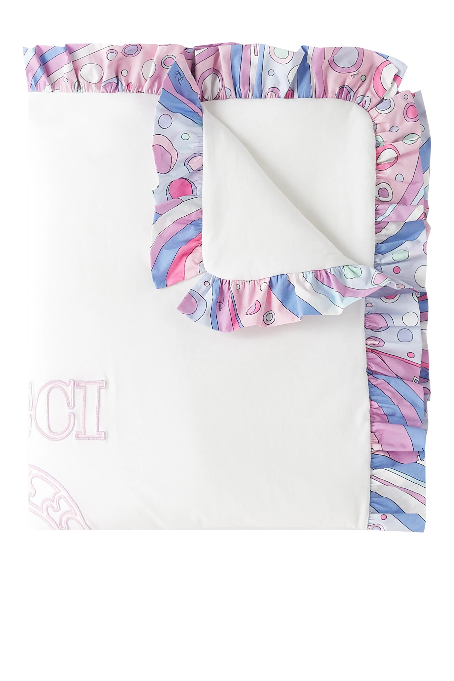 Kids Logo-Embroidered Blanket