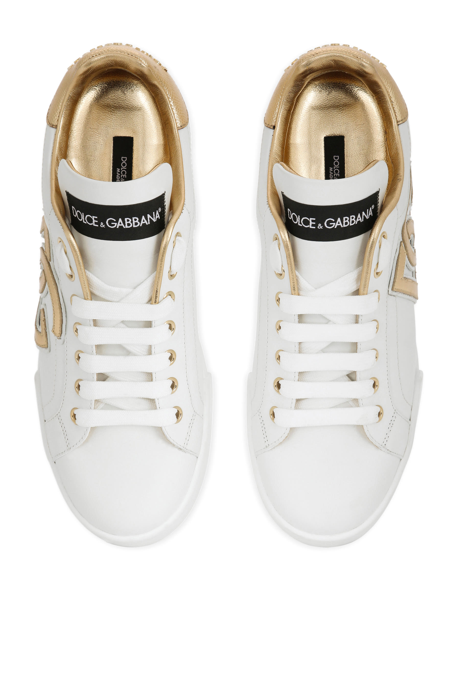 Calfskin Portofino Sneakers with DG Logo