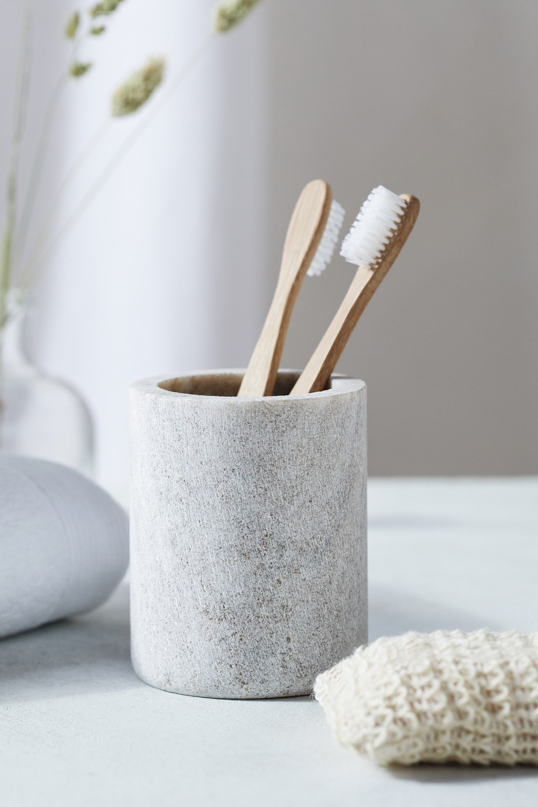 Marble Toothbrush Holder