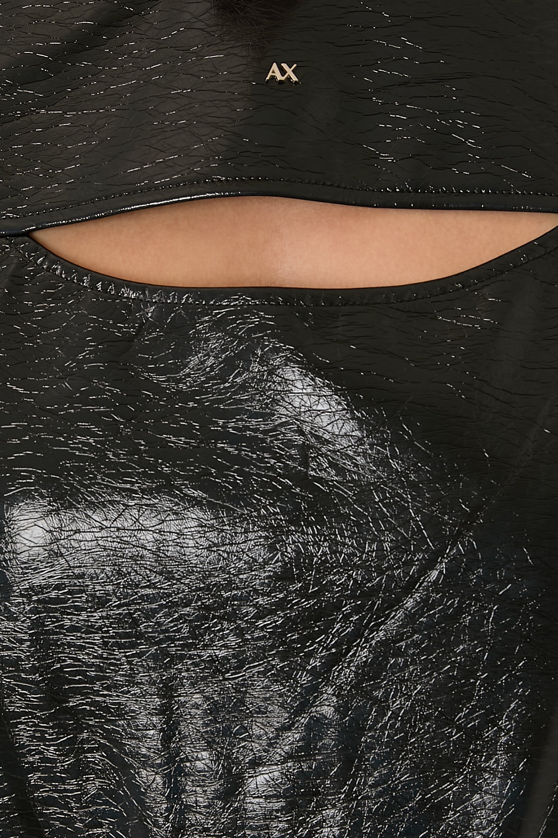 Salin de Giraud Leather Dress