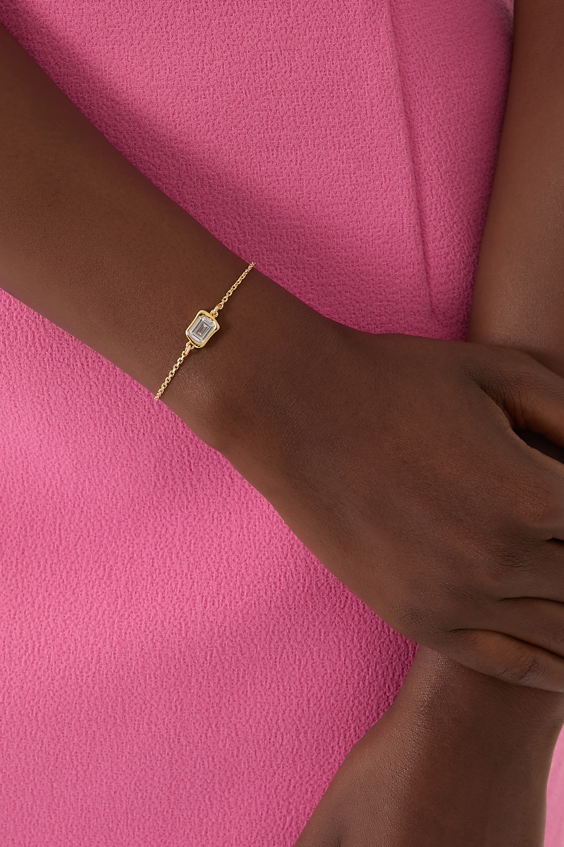 Molten Glass Solitaire Bracelet