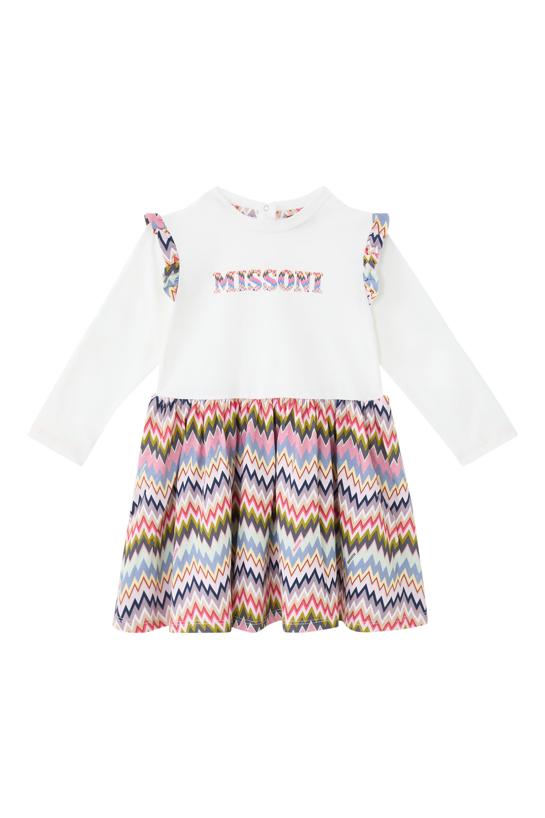 Kids Logo Zigzag Dress