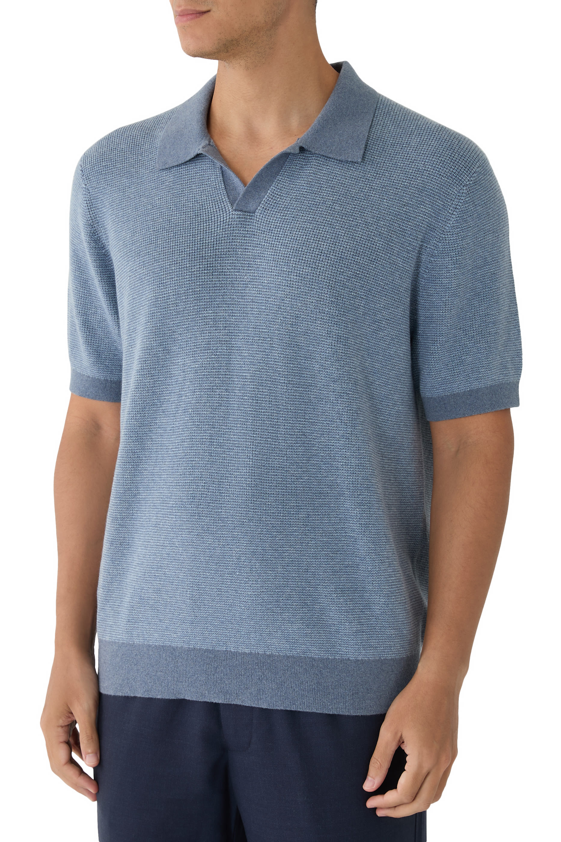 Colorblocked Feed-Stripe Cotton-Cashmere Sweater