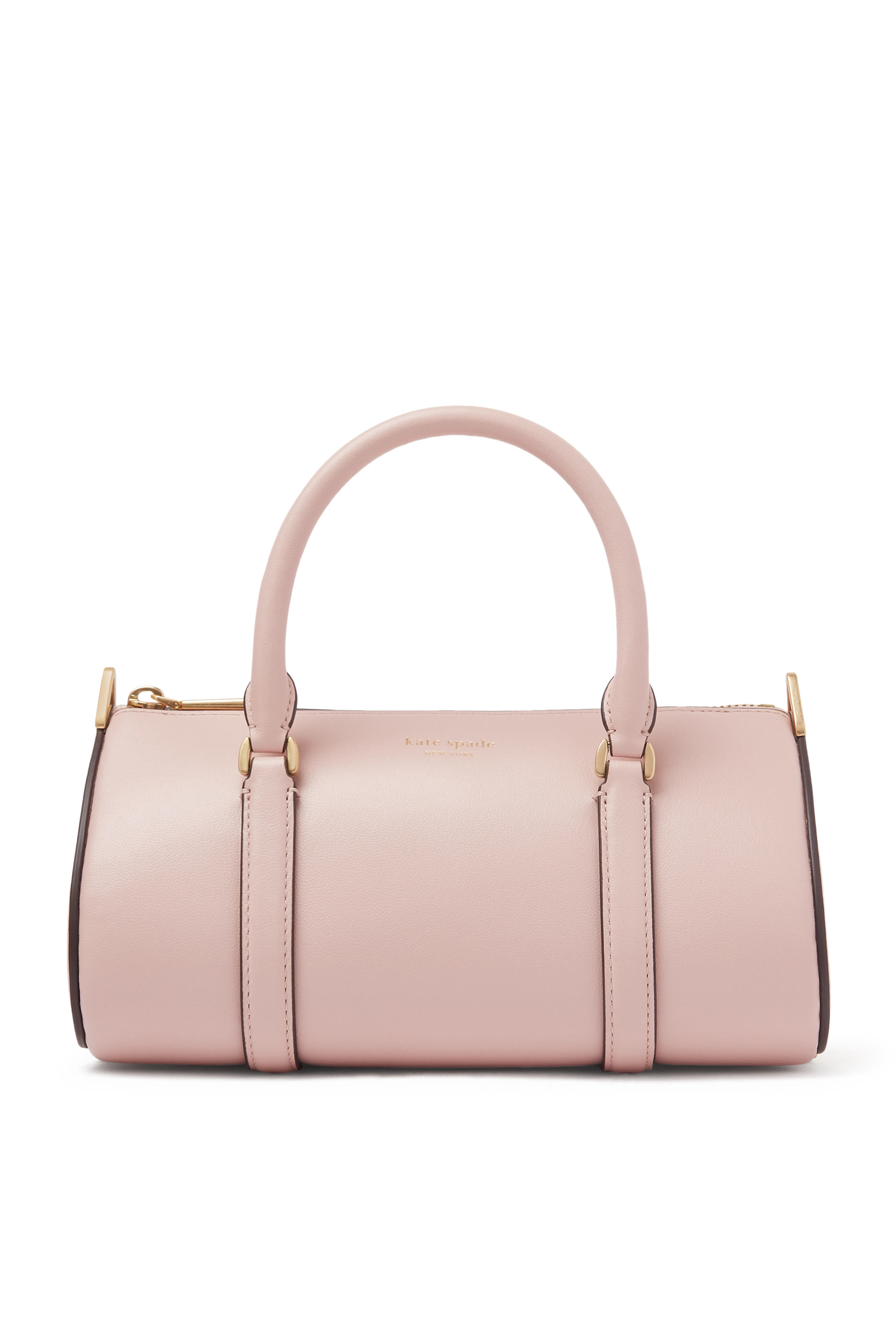 Leather Duffle Crossbody Bag