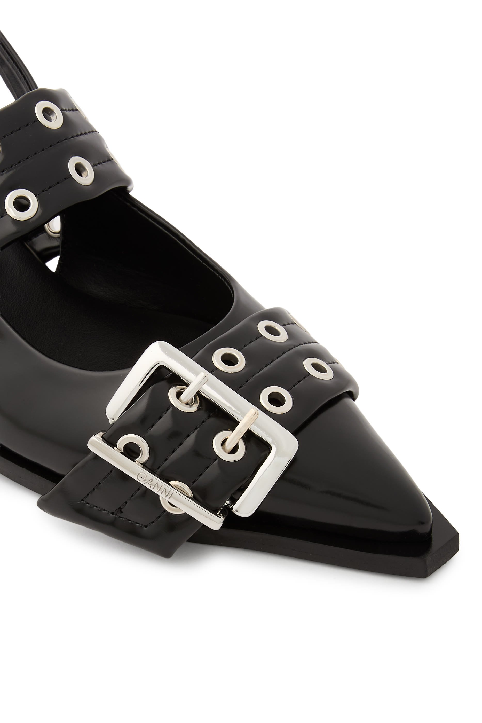  Feminine Buckle 30 Open Cut Pumps