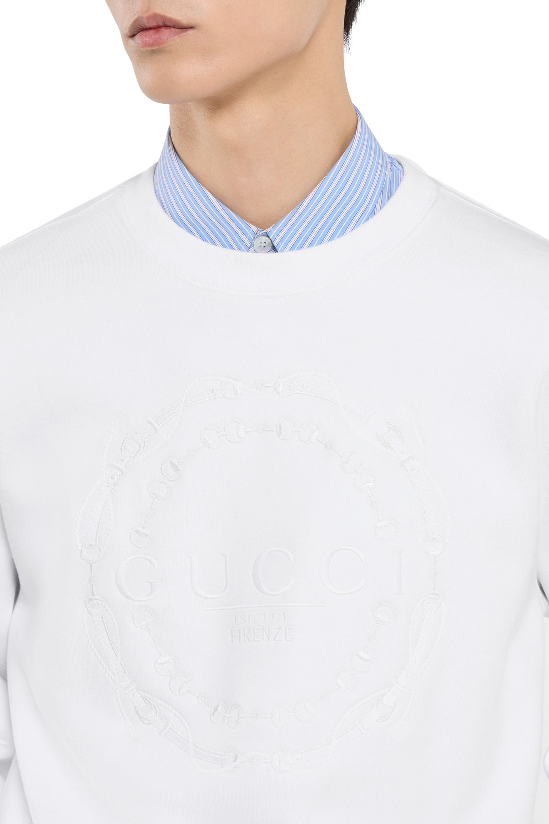 Embroidered Cotton Jersey Sweatshirt