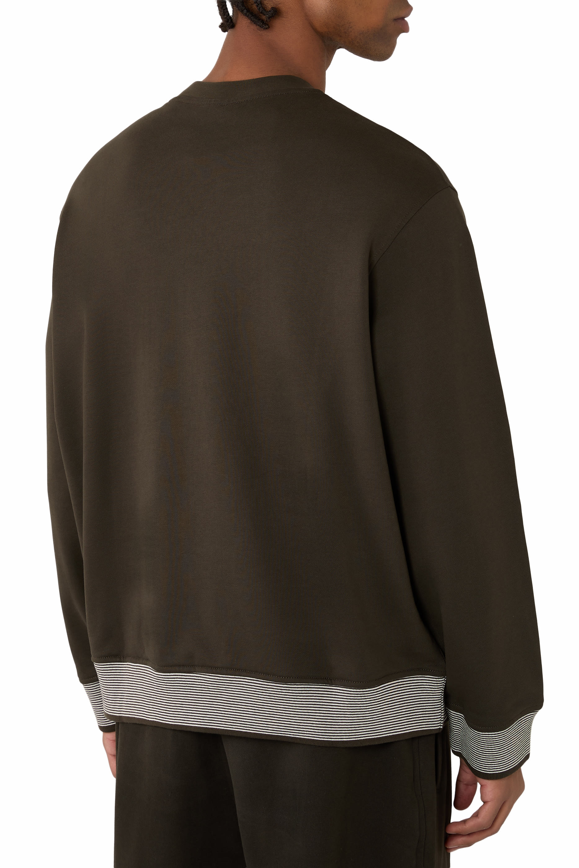 AX Logo Crew Neck Sweatshirt