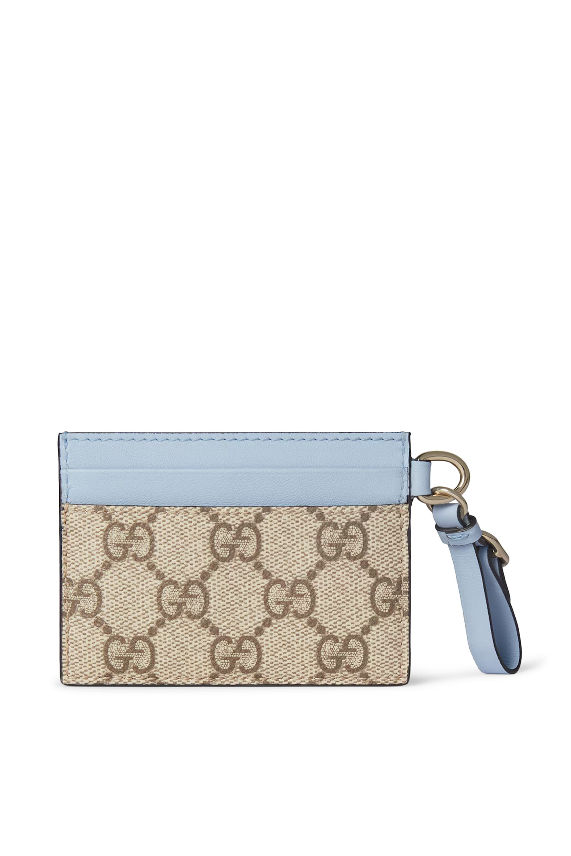 GG Emblem Card Case with Strap