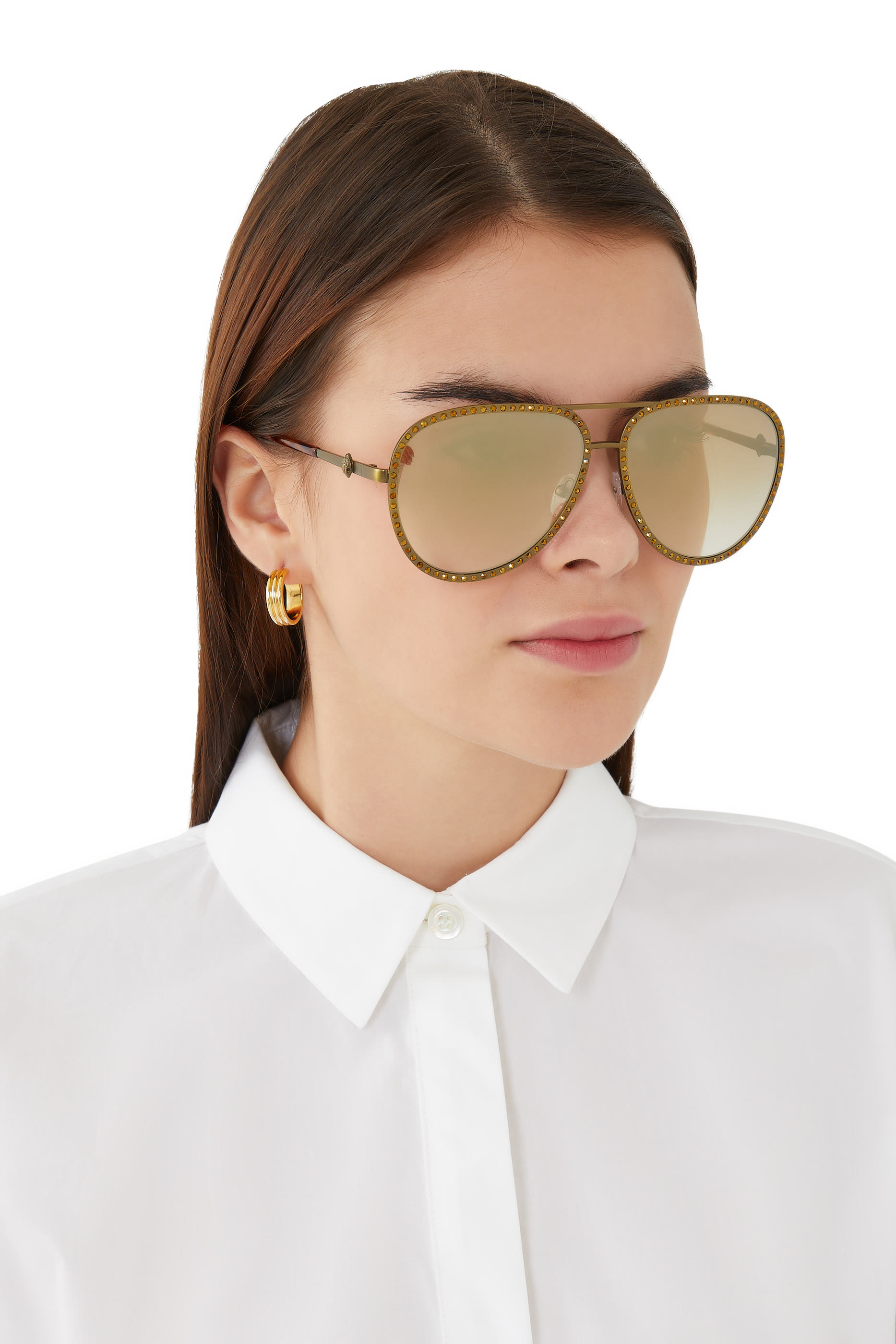 Large Shoreditch Aviator Sunglasses